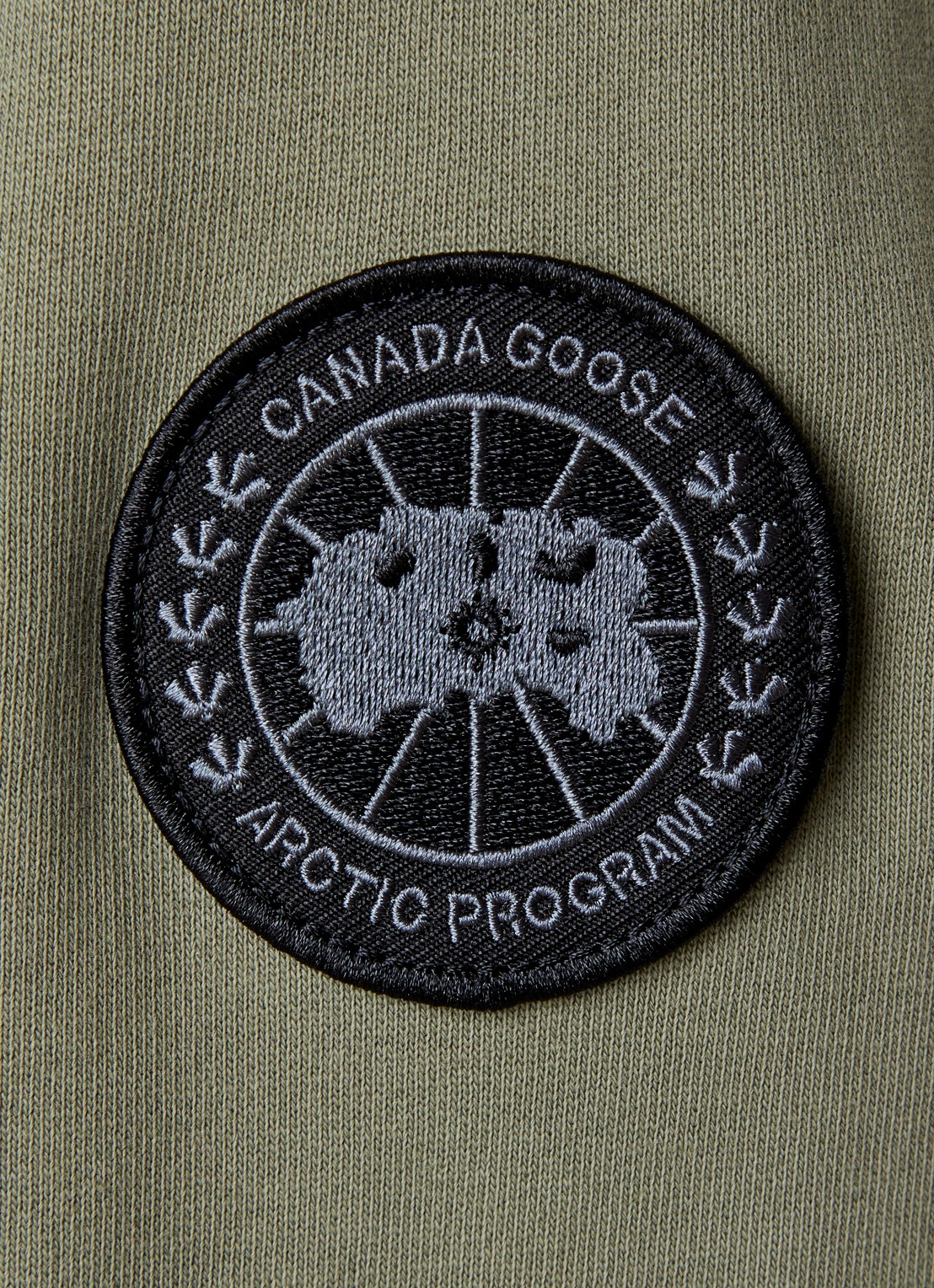 Canada Goose Loon sweater met logo - detail 4 lindegroen
