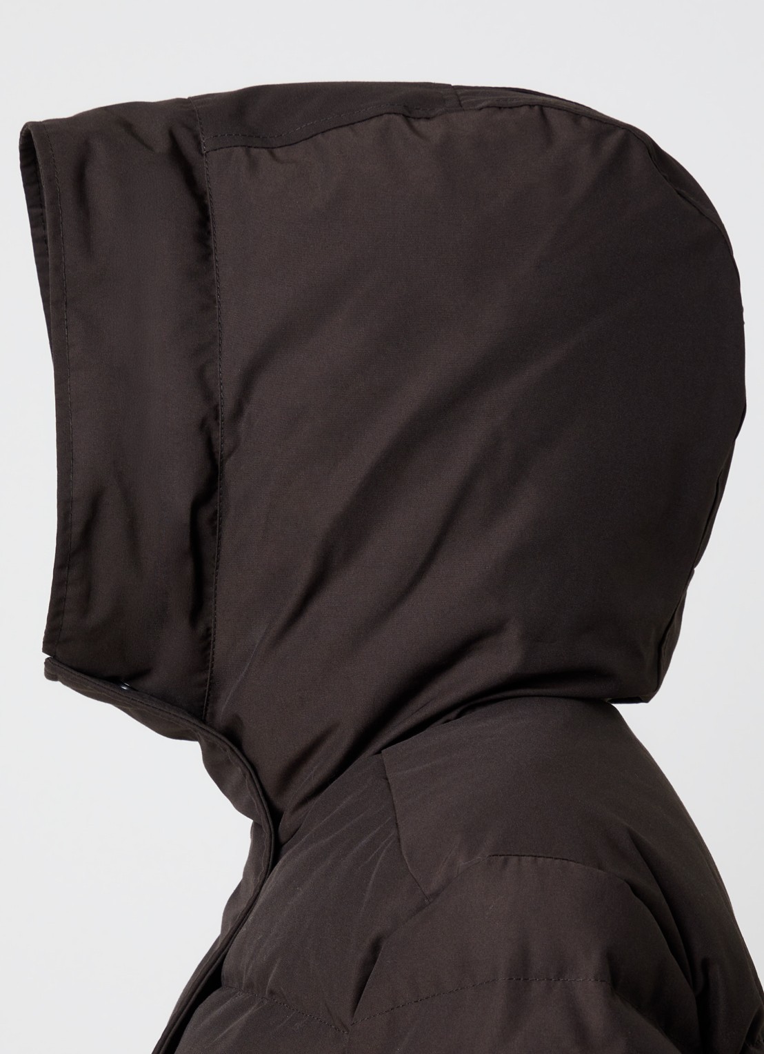 Canada Goose Louise longline pufferjas met donsvulling en capuchon - detail 2 bruin