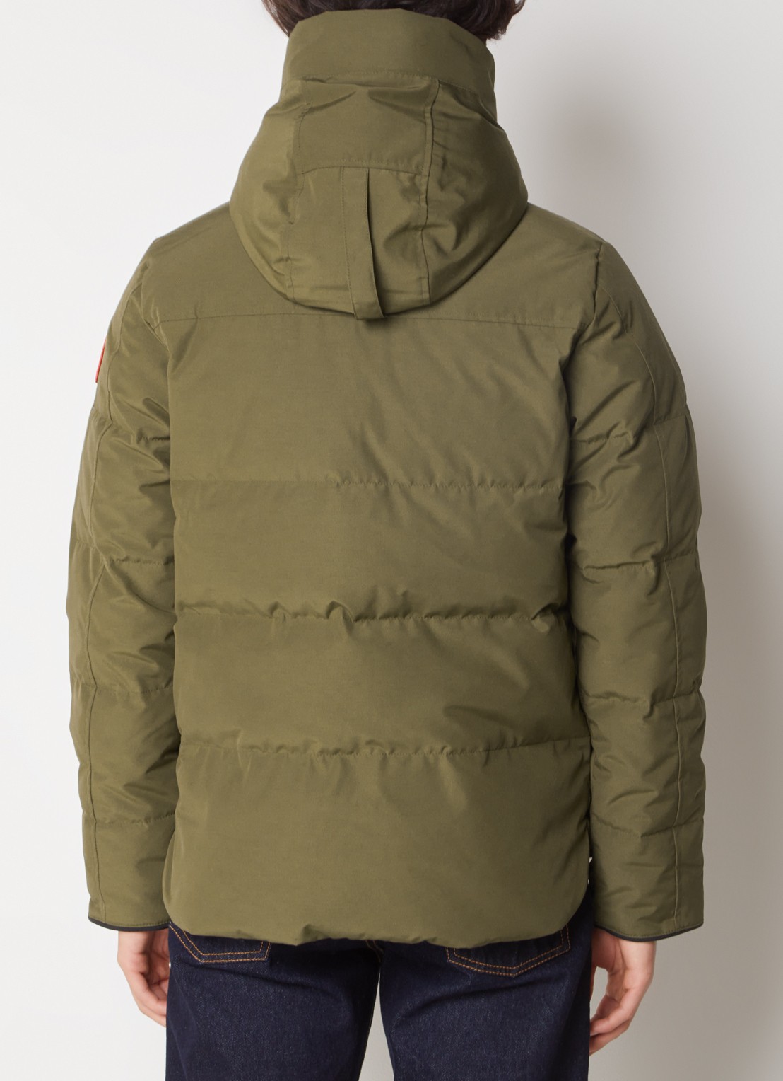 Canada Goose MacMillan gewatteerde parka met donsvulling en capuchon - achterkant 5 mosgroen