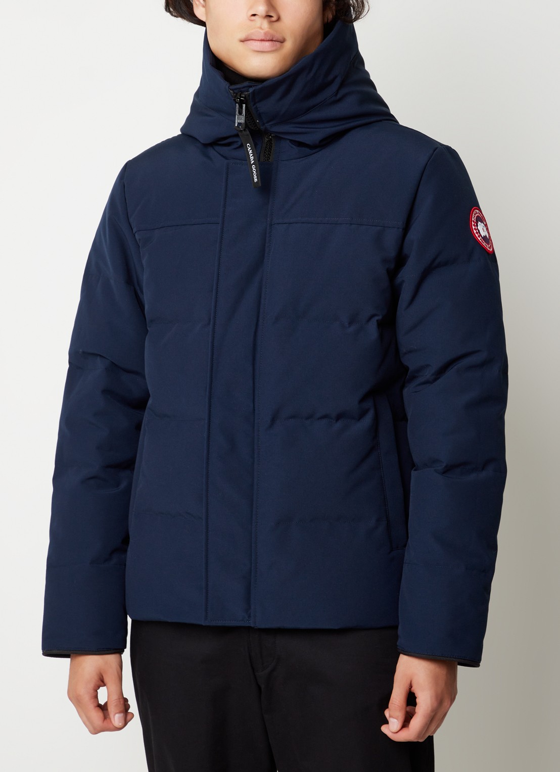 Canada Goose MacMillan gewatteerde parka met donsvulling en capuchon - detail 3 blauw