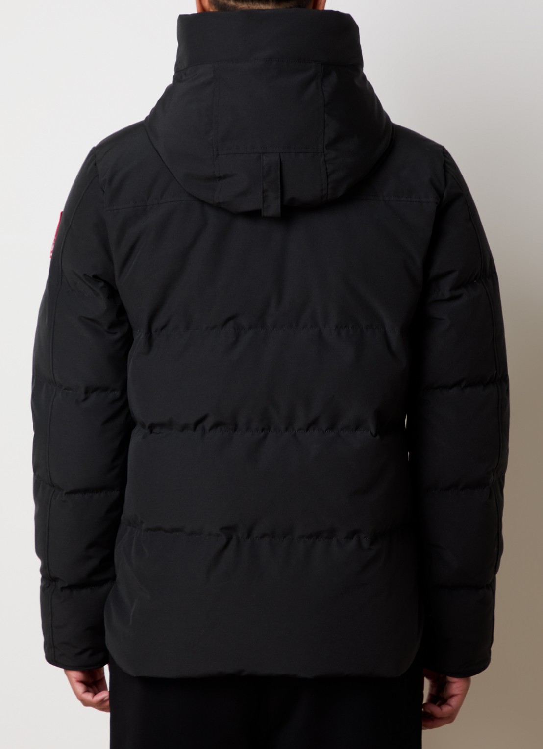 Canada Goose Macmillan gewatteerde parka met donsvulling en steekzakken - achterkant 6 zwart