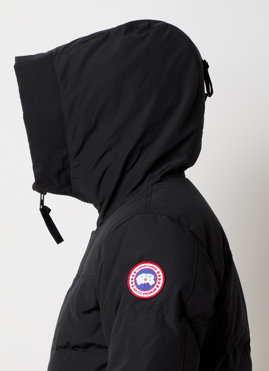 Canada Goose Macmillan gewatteerde parka met donsvulling en steekzakken - detail 2 zwart