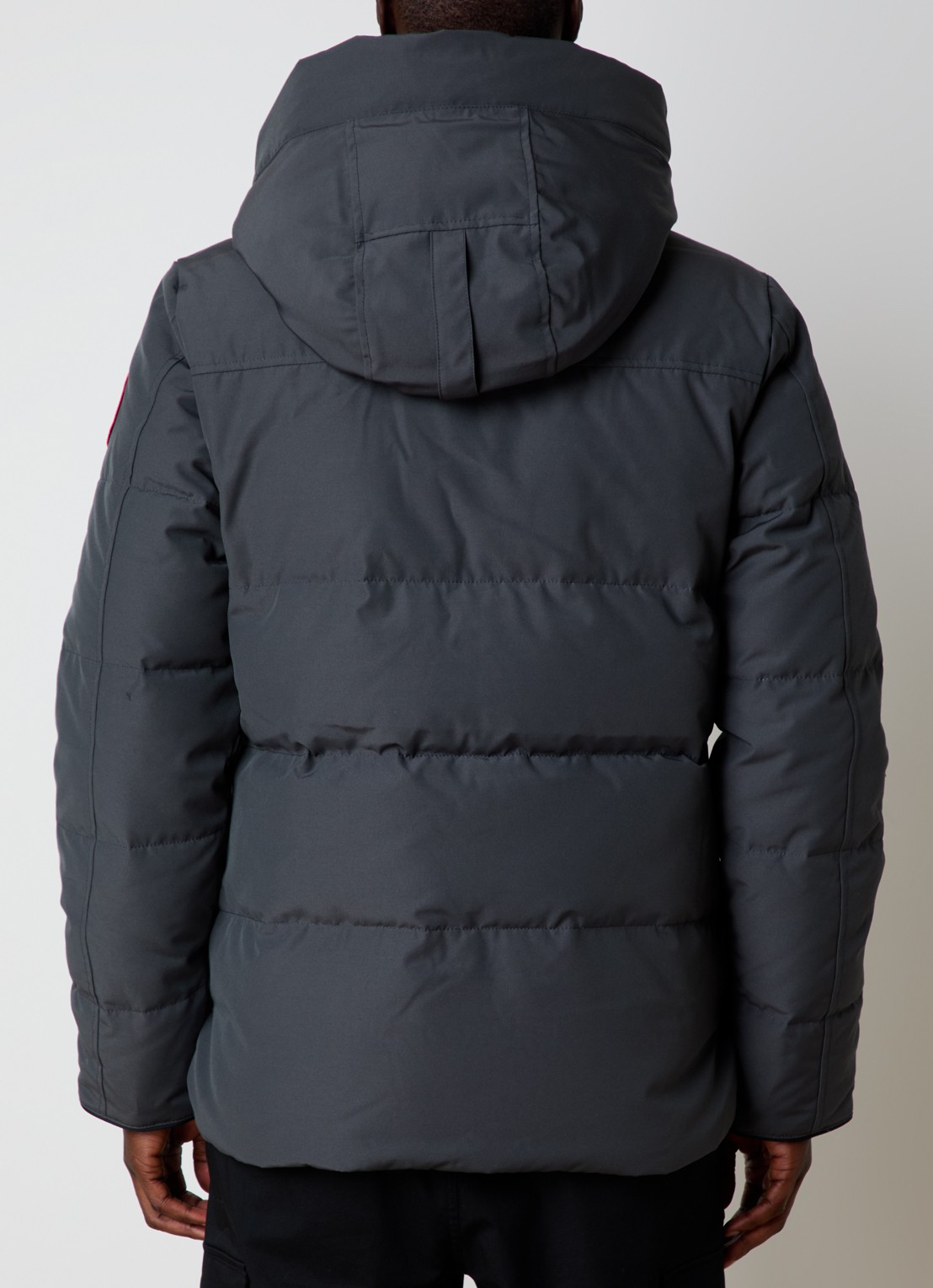Canada Goose Macmillan gewatteerde parka met donsvulling en steekzakken - achterkant 6 donkergrijs