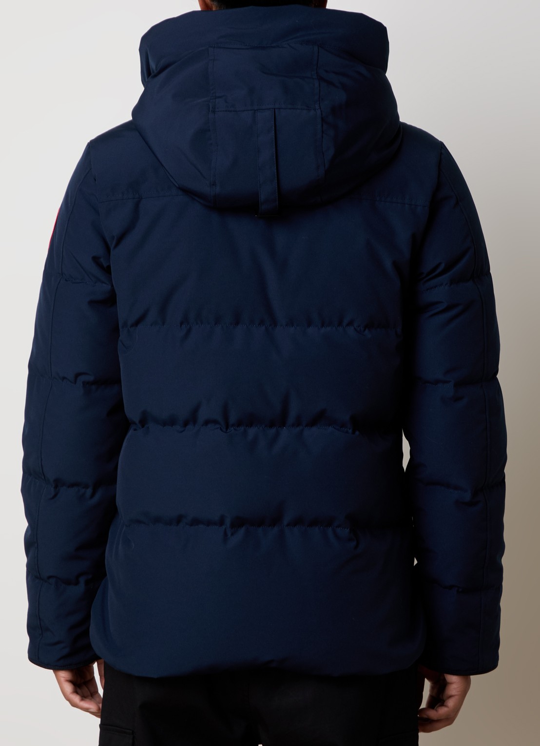 Canada Goose Macmillan gewatteerde parka met donsvulling en steekzakken - achterkant 3 donkerblauw