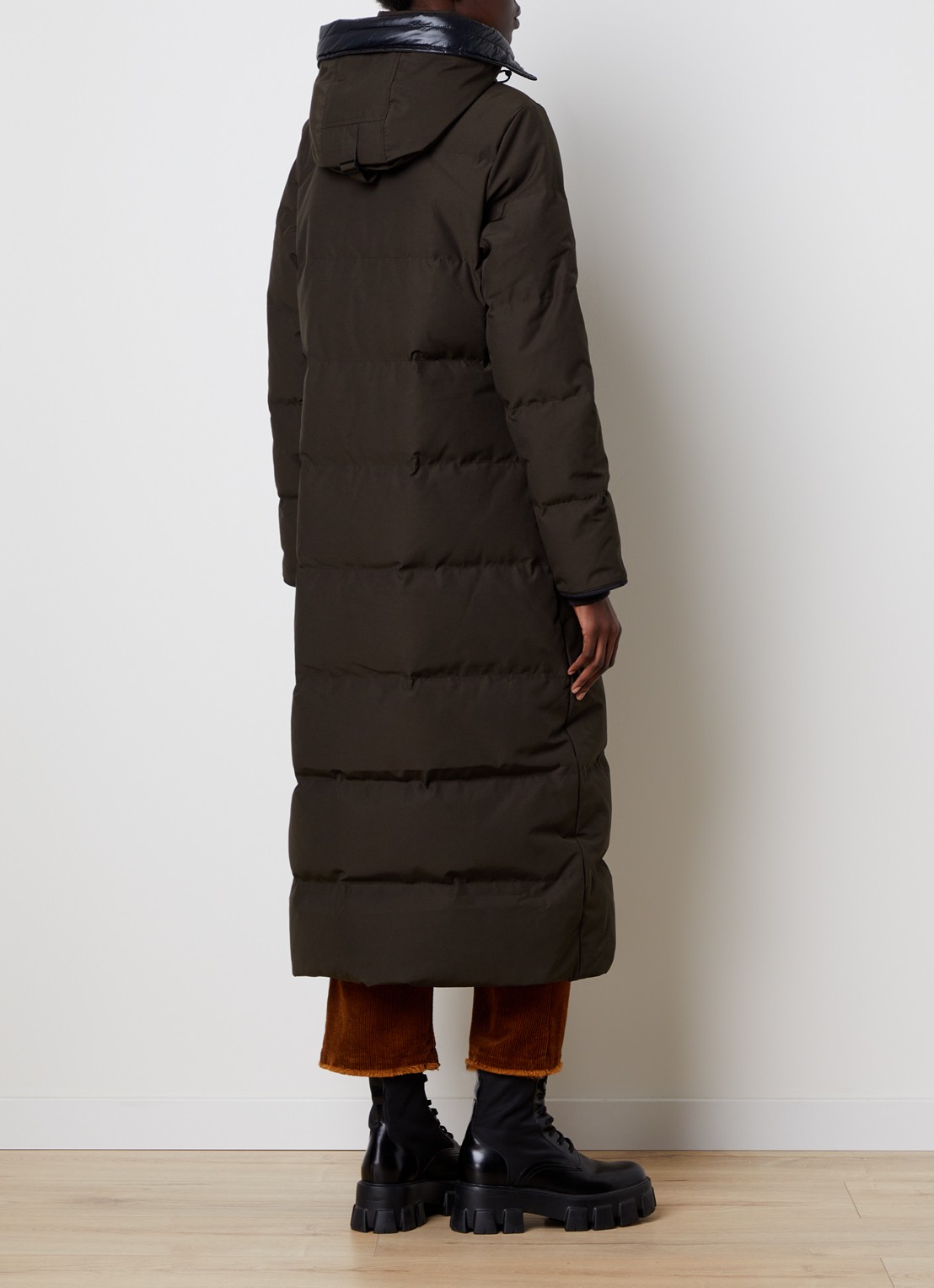 Canada Goose Mystique gewatteerde parka met steekzakken - achterkant 4 donkerbruin