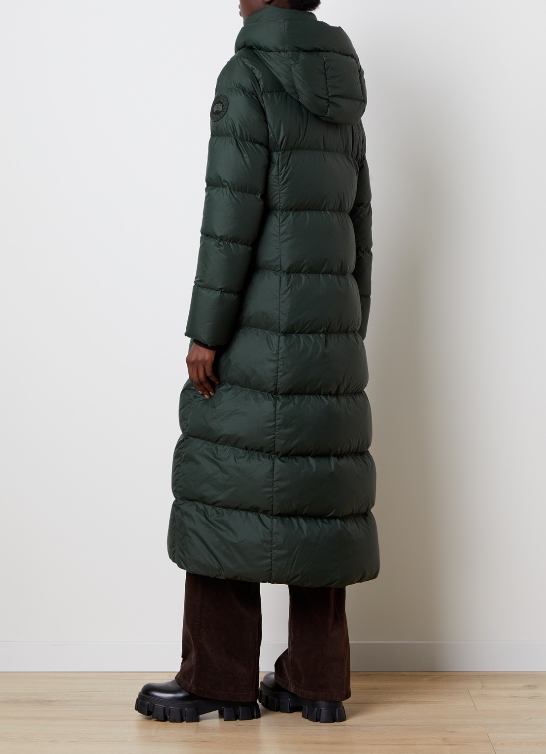 Canada Goose Mystique gewatteerde parka met steekzakken - achterkant 6 groen