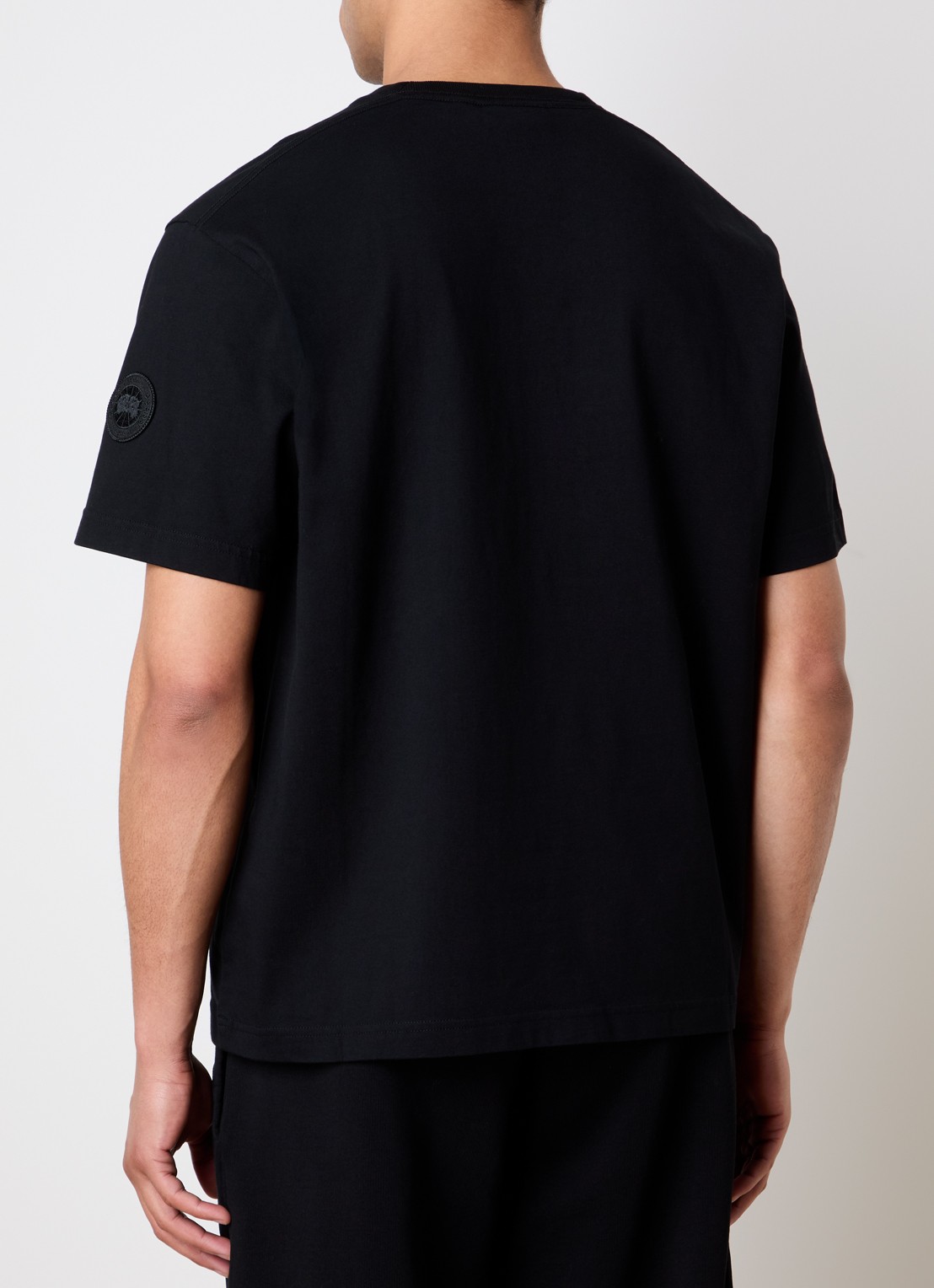 Canada Goose Novo T-shirt met logo - achterkant zwart