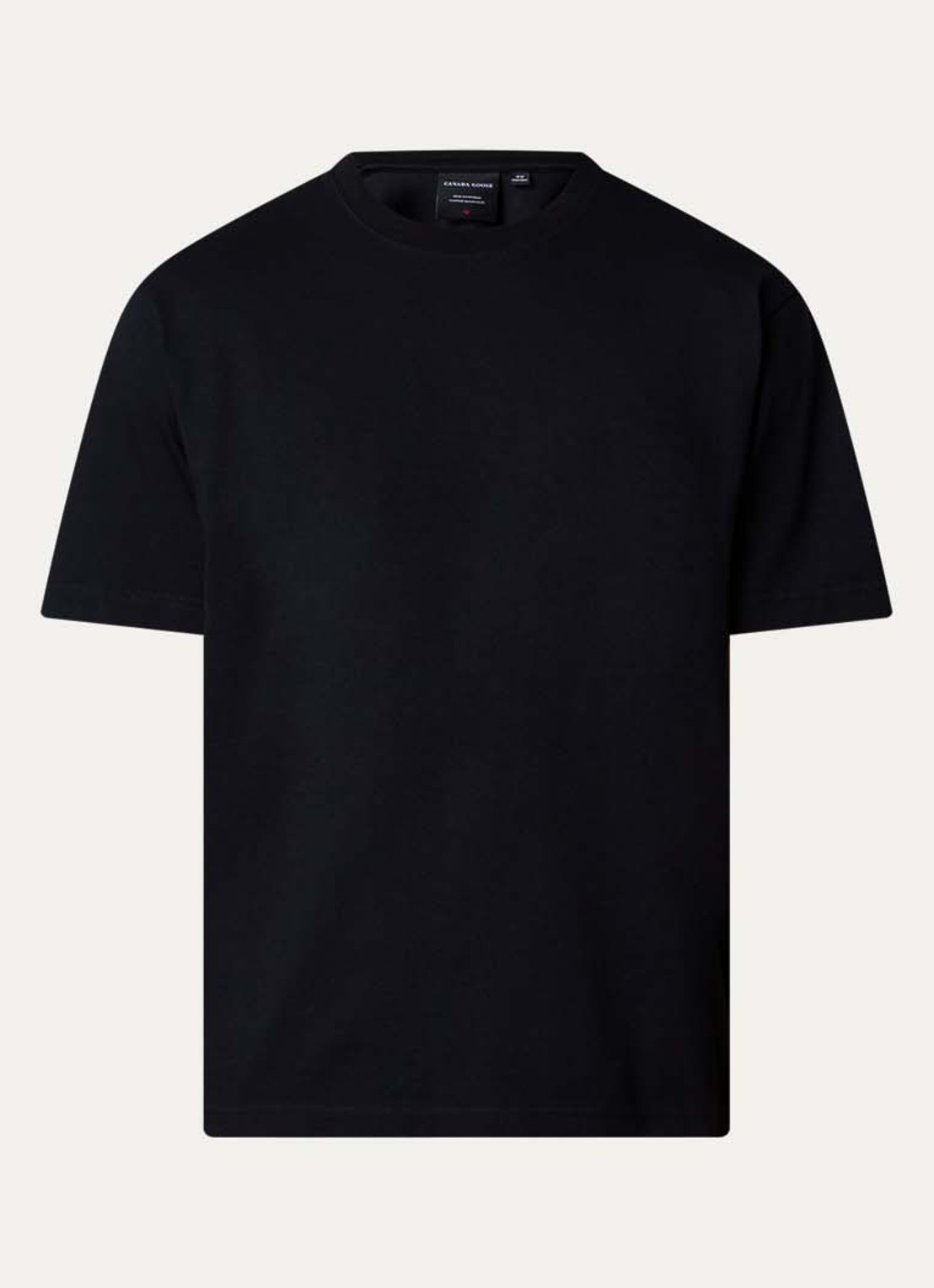 Canada Goose Novo T-shirt met logo - voorkant 2 zwart