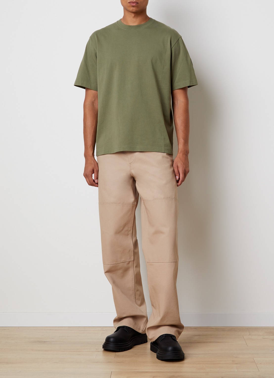 Canada Goose Novo T-shirt met logo - voorkant 2 groen