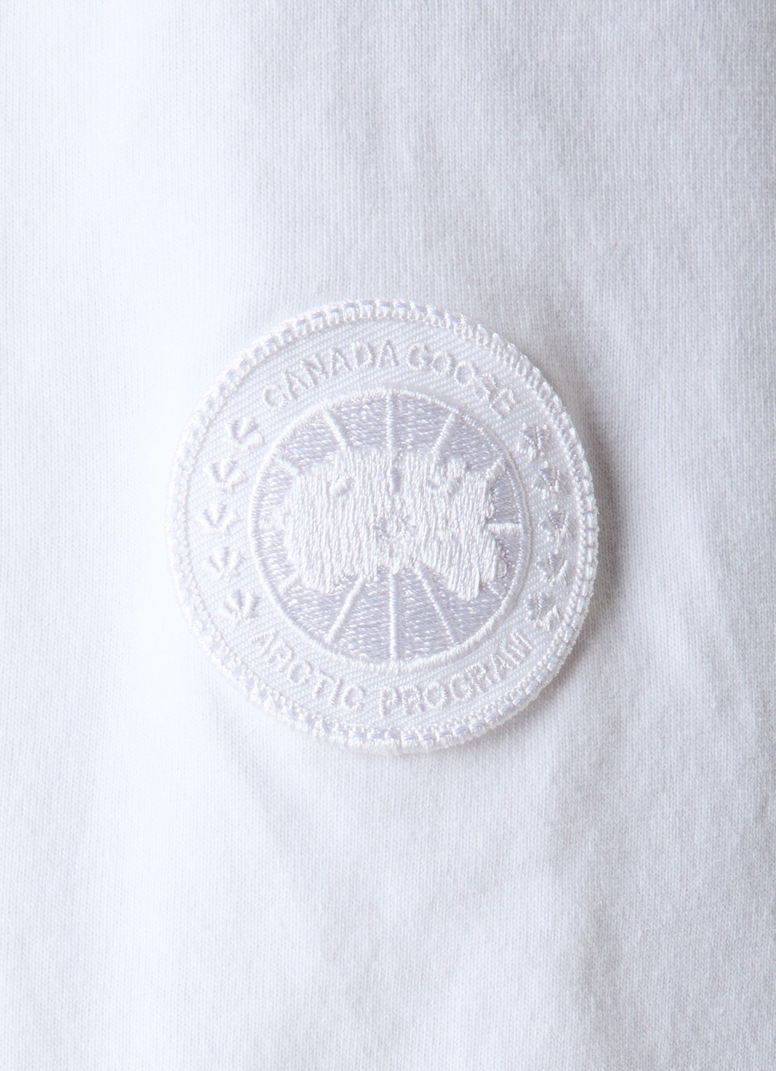 Canada Goose Novo T-shirt met logo  - detail 5 gebroken wit