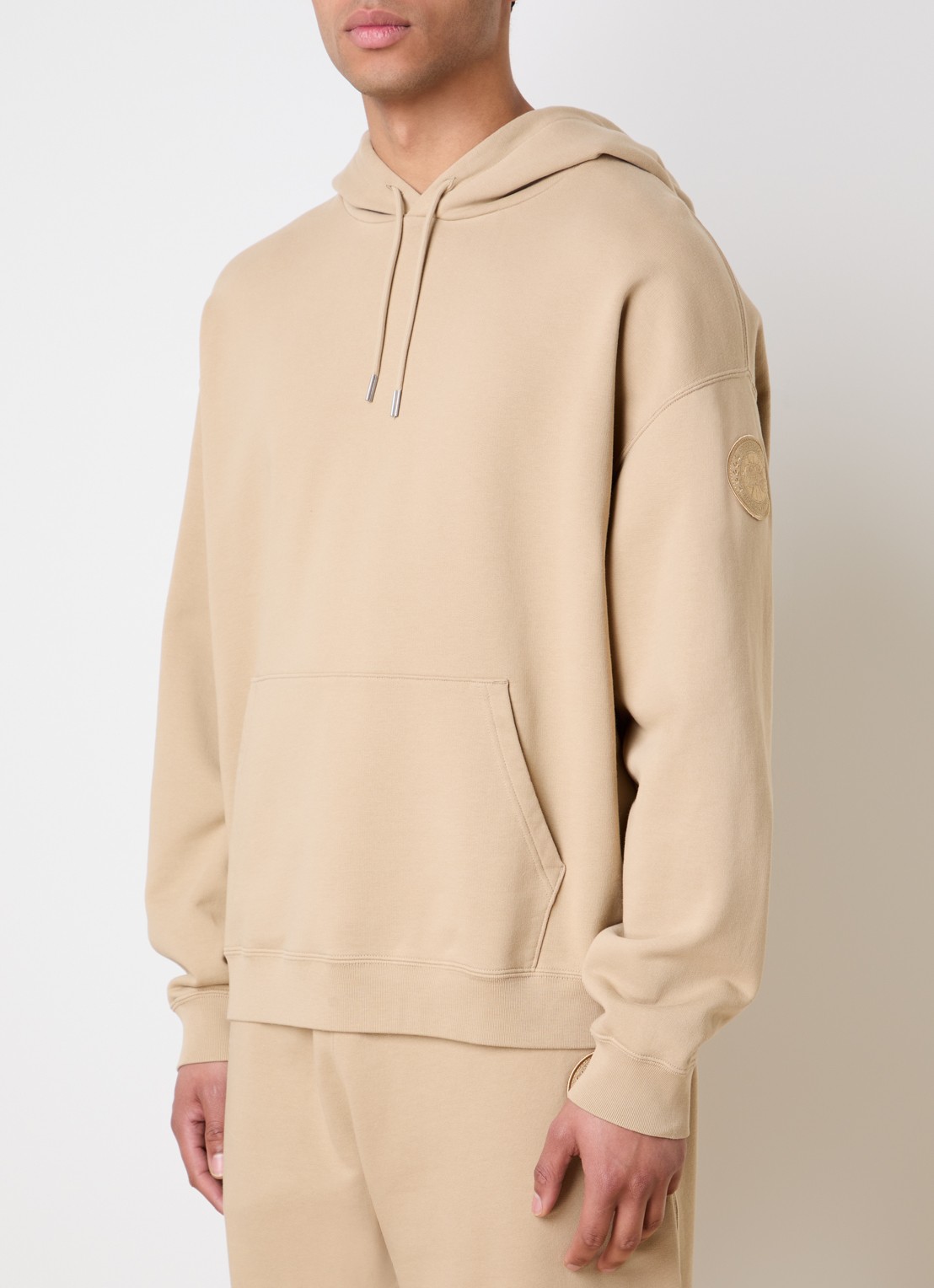 Canada Goose Rove hoodie met logo - detail 2 beige