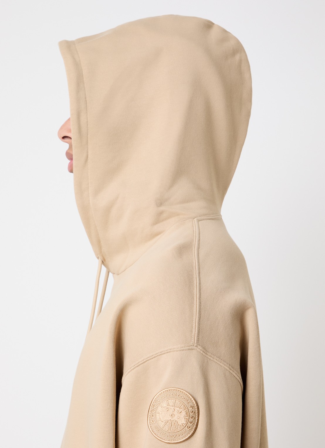 Canada Goose Rove hoodie met logo - detail 3 beige