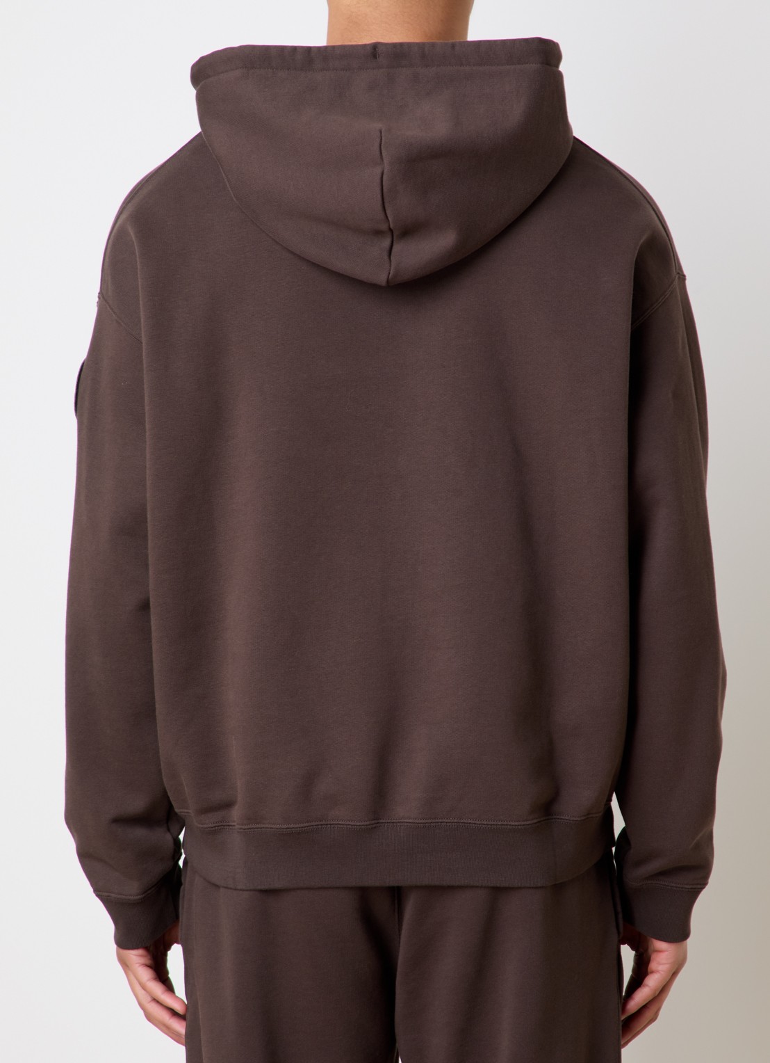 Canada Goose Rove hoodie met logo - achterkant 3 roodbruin