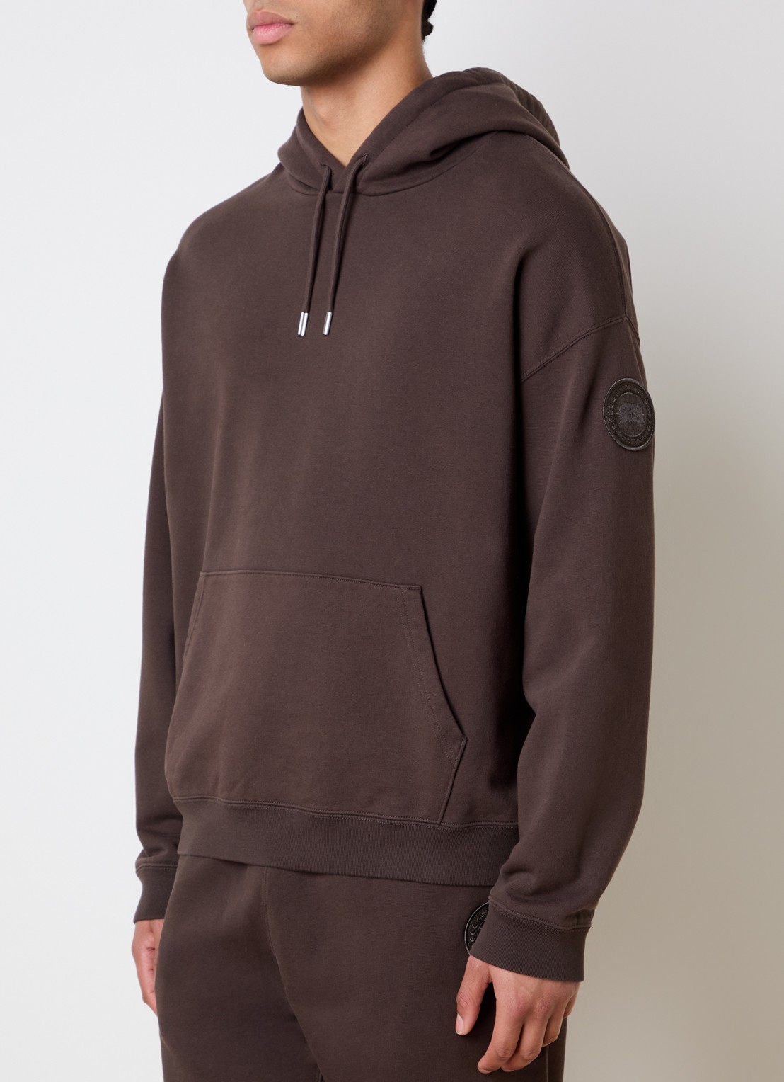 Canada Goose Rove hoodie met logo - detail 4 roodbruin