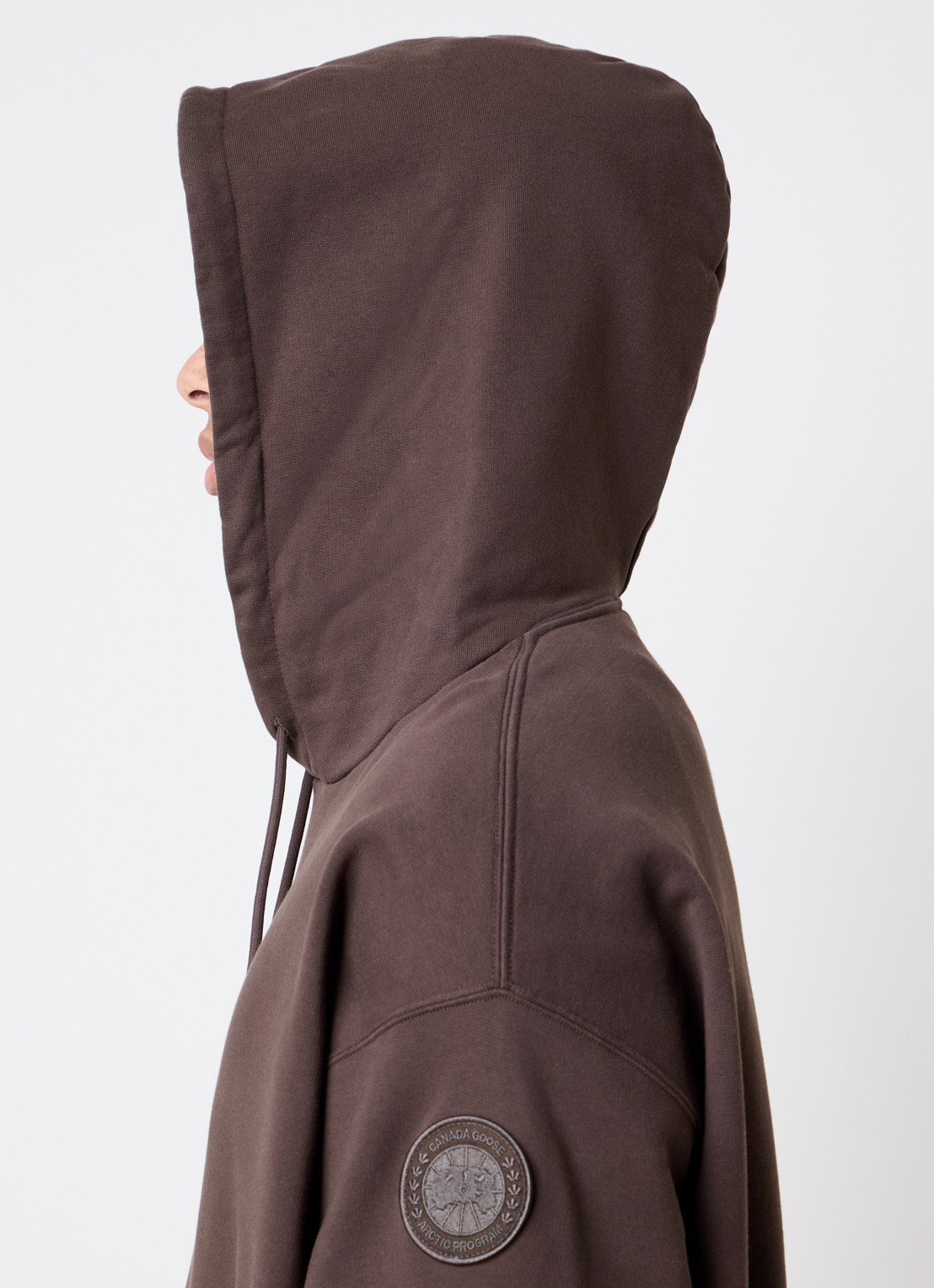 Canada Goose Rove hoodie met logo - detail 5 roodbruin