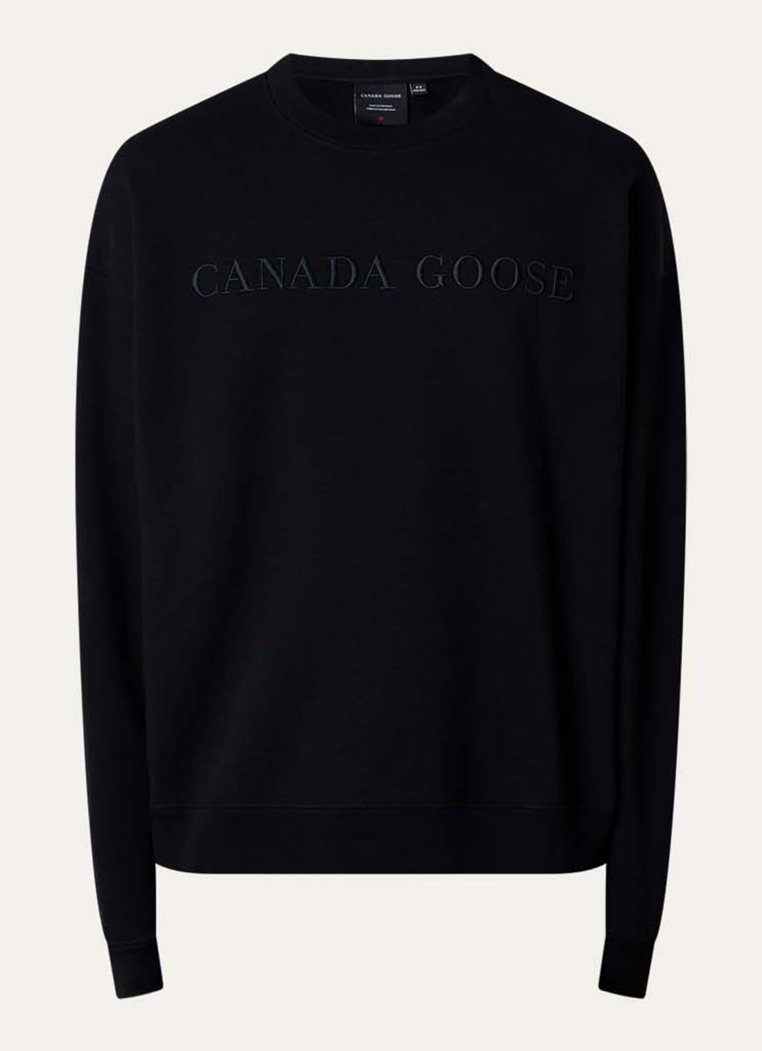Canada Goose Rove sweater met logo - voorkant 2 zwart