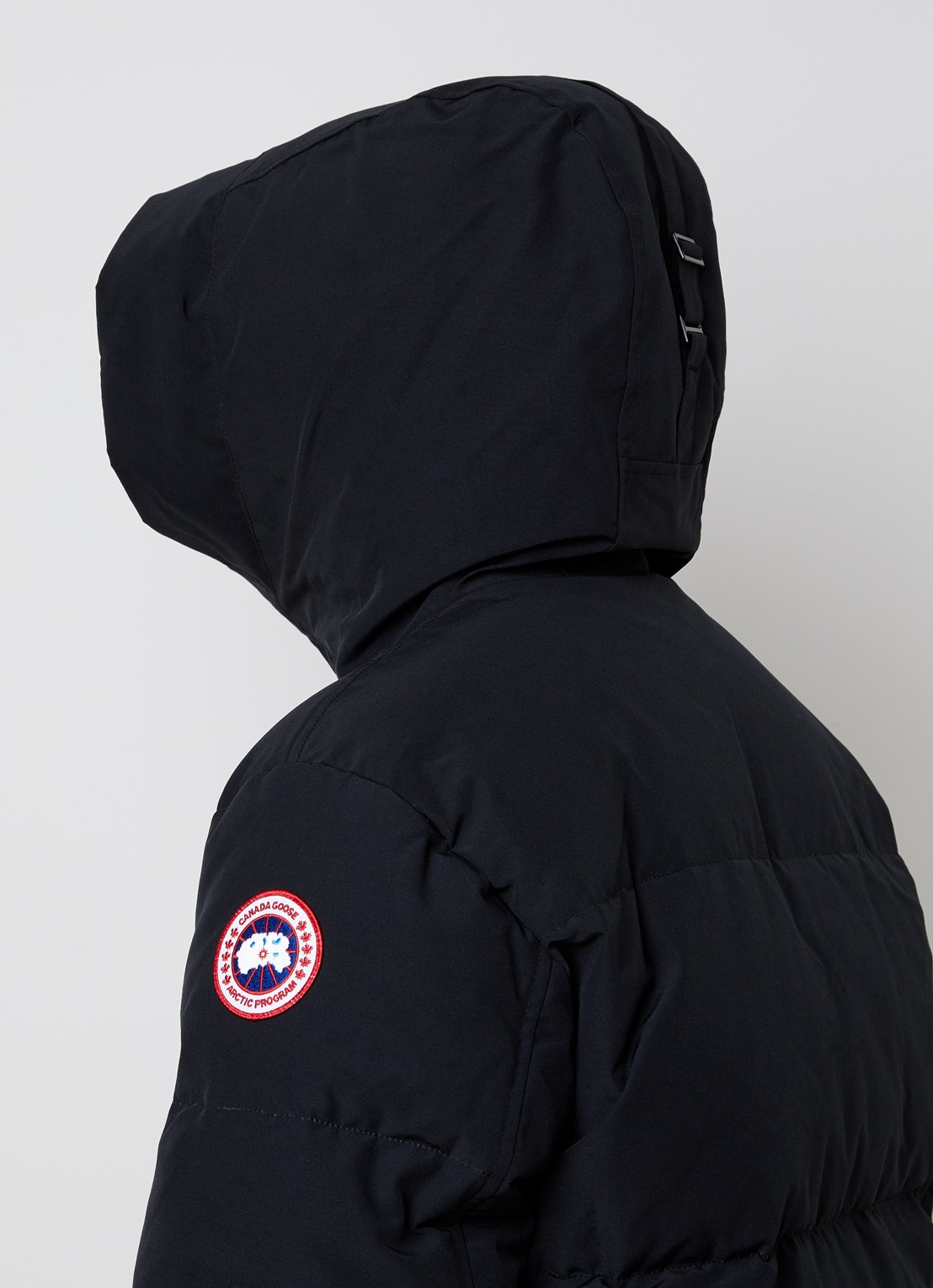 Canada Goose Seymour gewatteerde parka met donsvulling en capuchon - detail 6 zwart