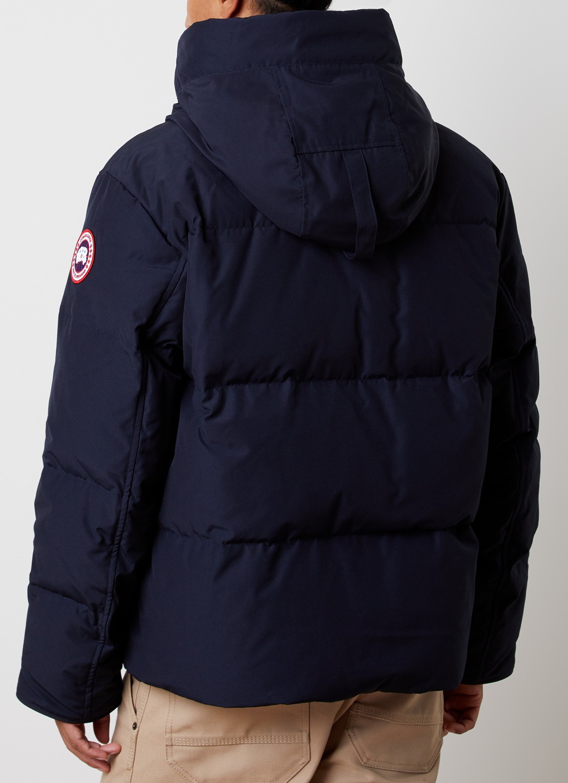 Canada Goose Seymour gewatteerde parka met donsvulling en capuchon - achterkant 6 donkerblauw
