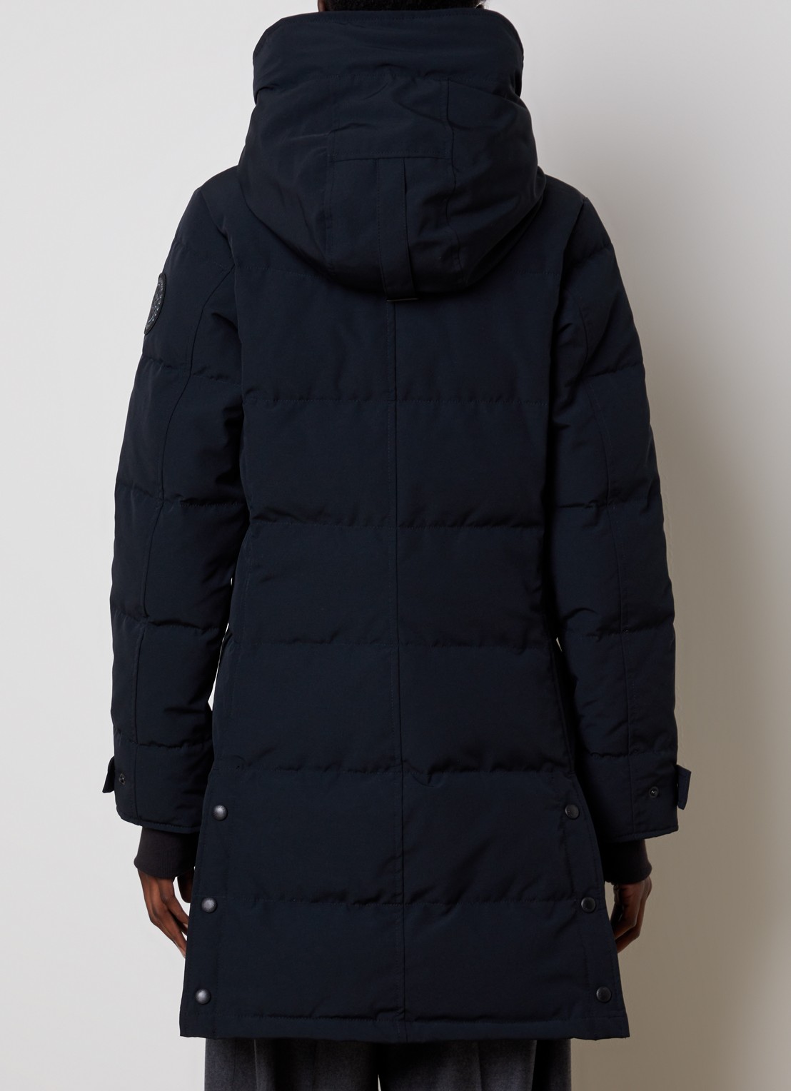 Canada Goose Shelburne parka met donsvulling en steekzakken - achterkant 6 donkerblauw