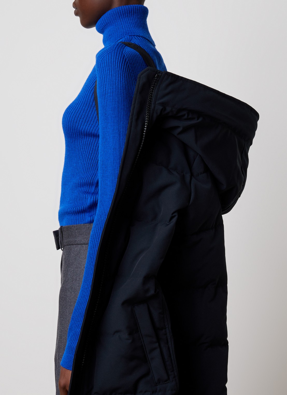 Canada Goose Shelburne parka met donsvulling en steekzakken - detail 3 donkerblauw