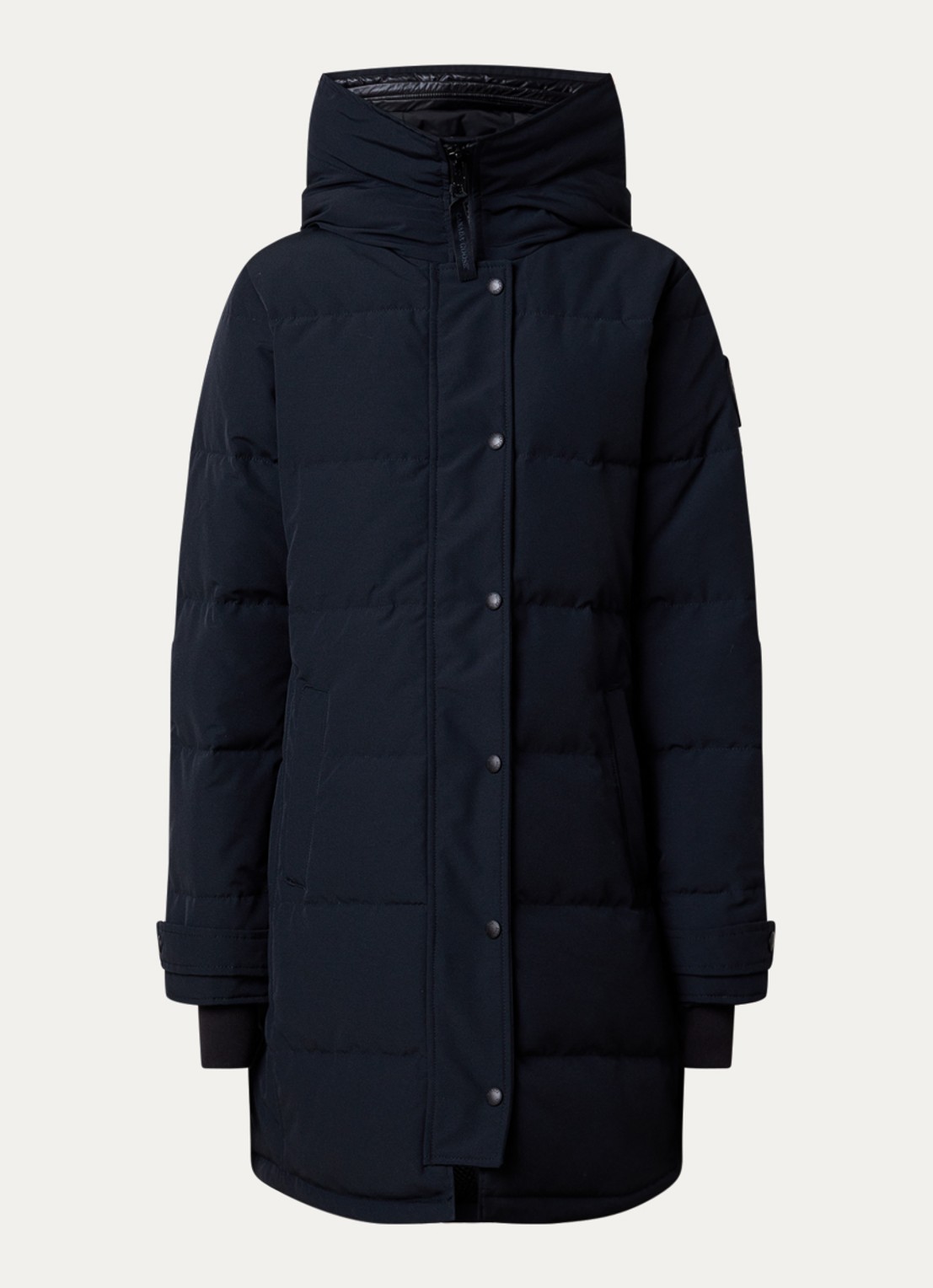 Canada Goose Shelburne parka met donsvulling en steekzakken - voorkant 4 donkerblauw