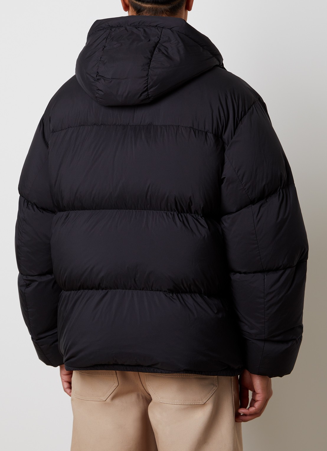 Canada Goose Sterling puffer jack met capuchon en donsvulling - achterkant 3 zwart
