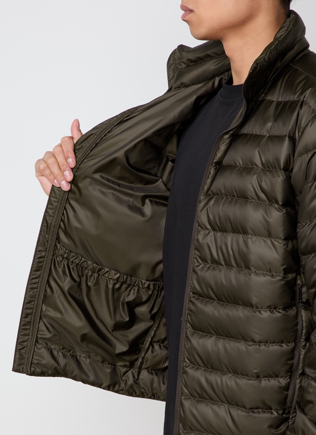 Canada Goose Stratus gewatteerd jack met donsvulling  - detail 6 legergroen