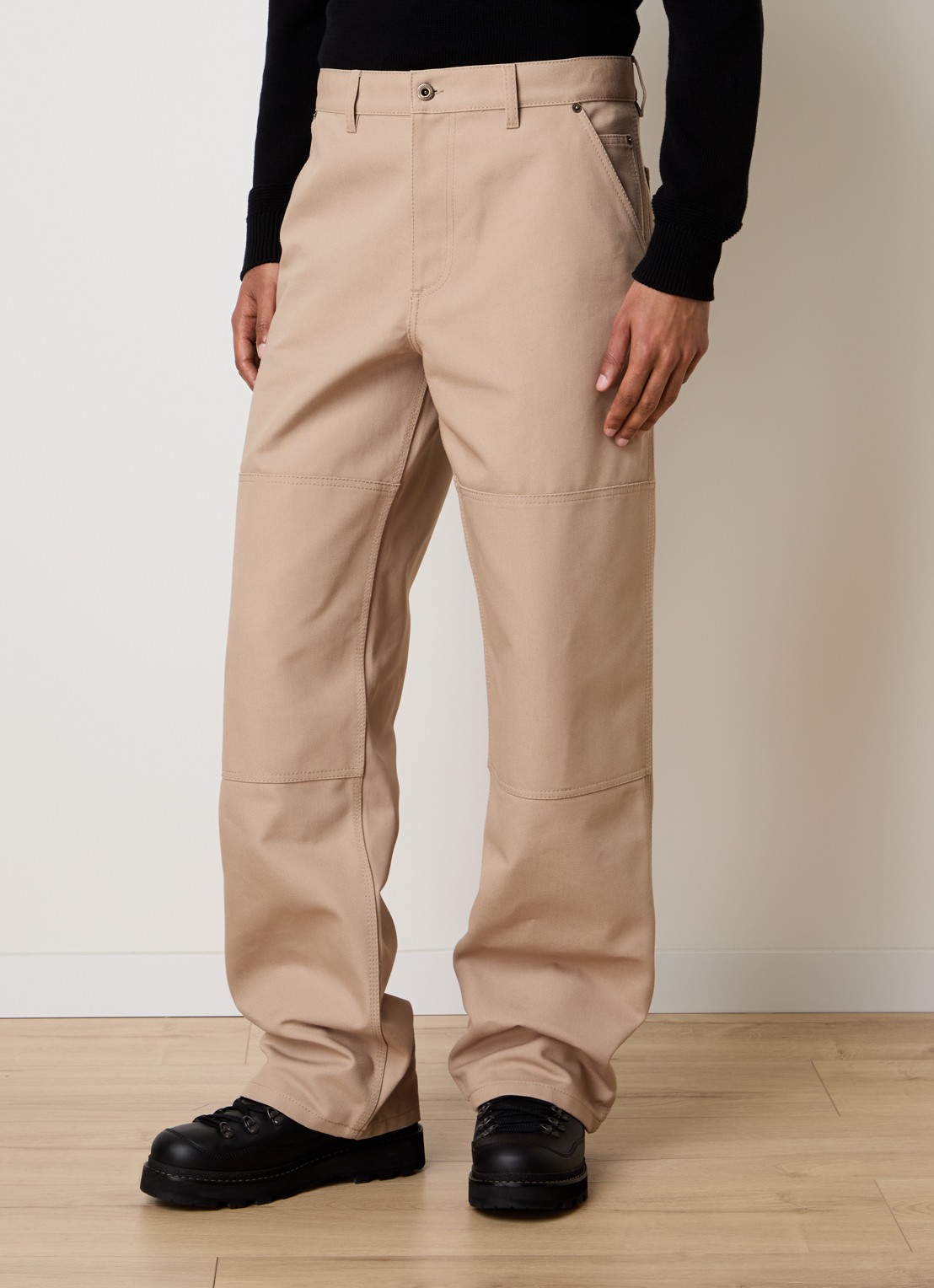 Canada Goose Wide fit cargobroek met steekzakken - detail 4 camel
