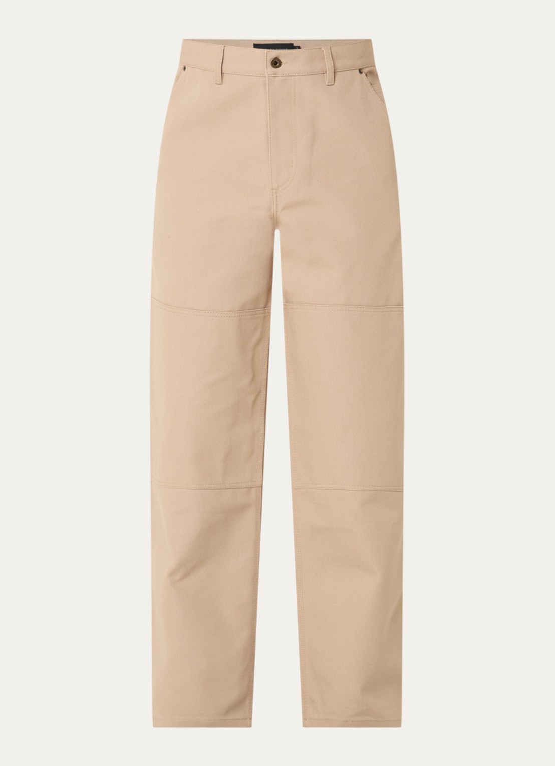 Canada Goose Wide fit cargobroek met steekzakken - voorkant camel