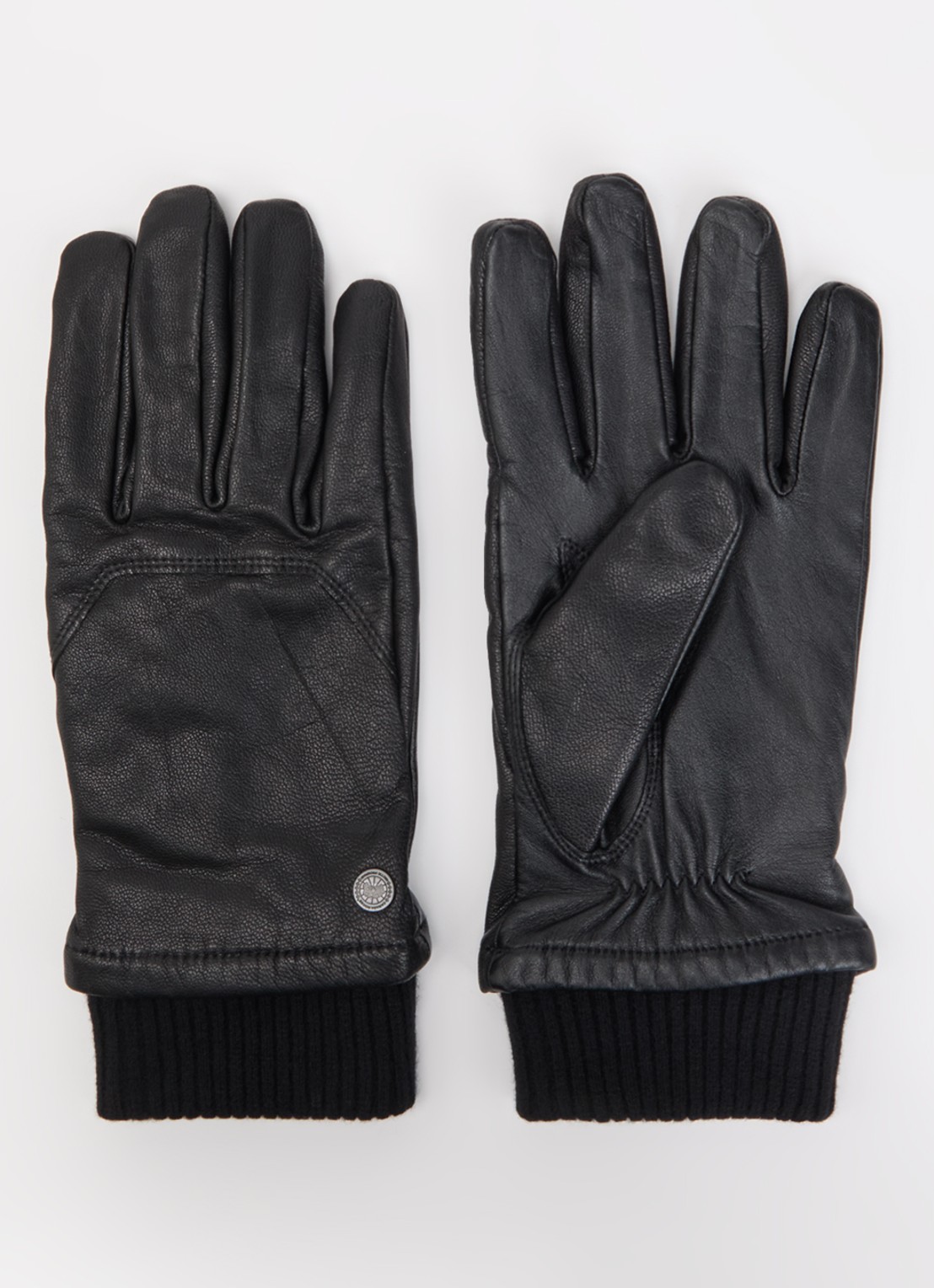 Canada Goose Workman handschoenen van geitenleer - voorkant zwart