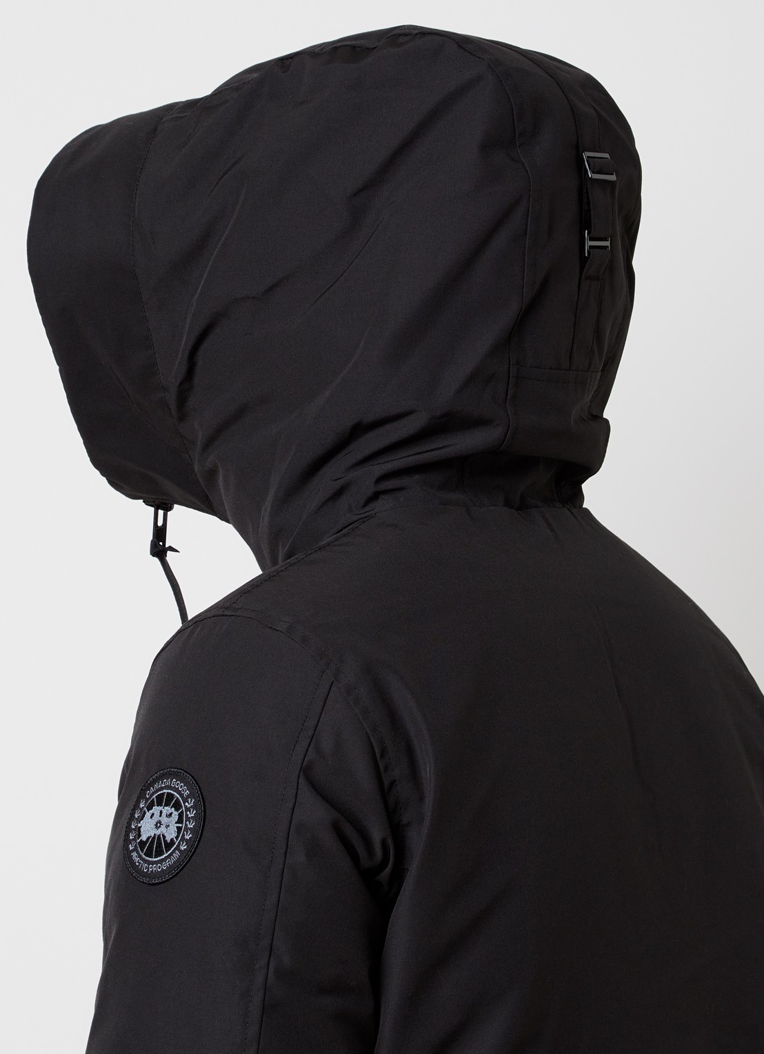 Canada Goose Wyndham gewatteerde parka met donsvulling en waterafstotende coating - detail 5 zwart