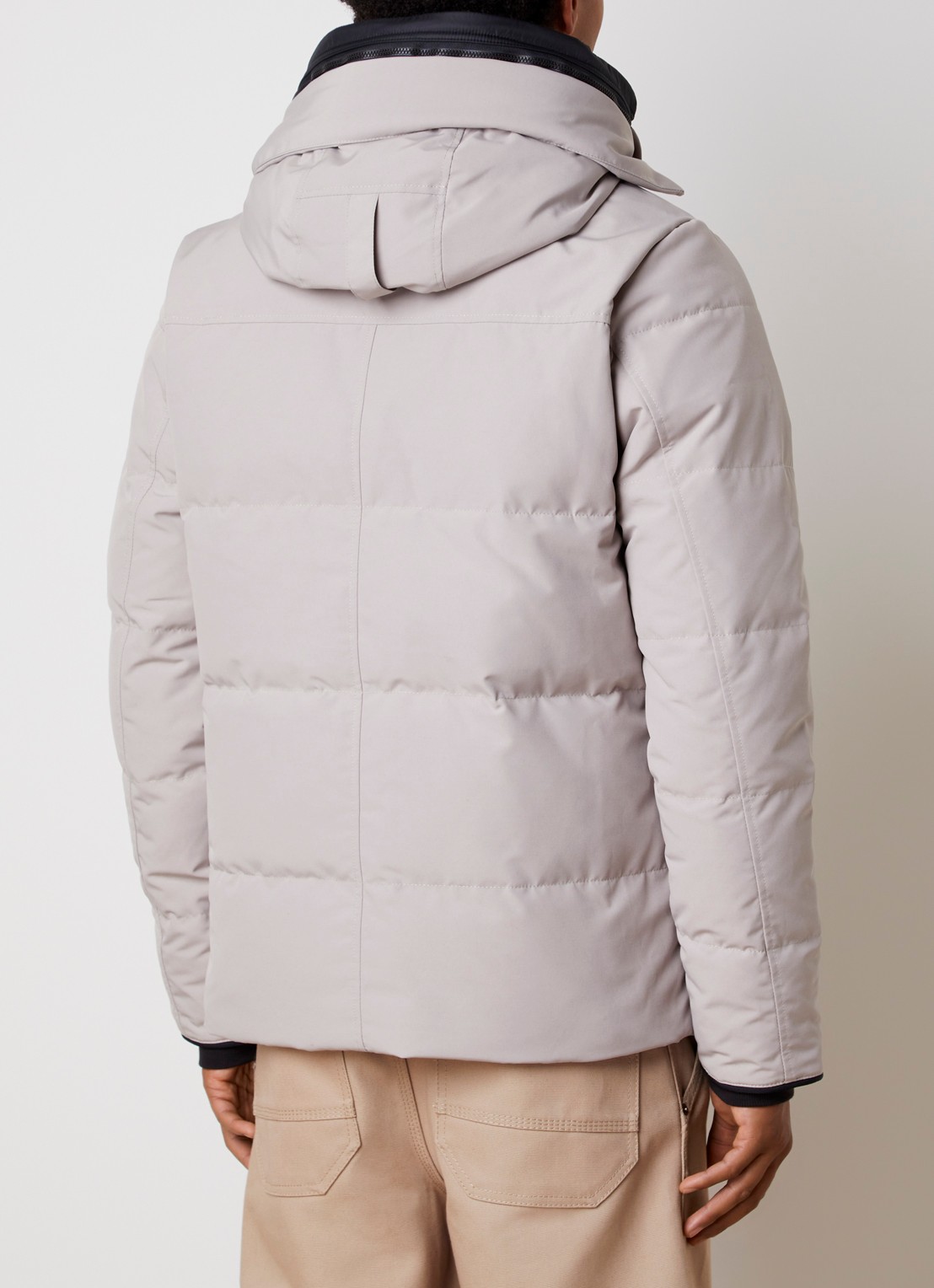 Canada Goose Wyndham gewatteerde parka met donsvulling en waterafstotende coating - achterkant 6 creme