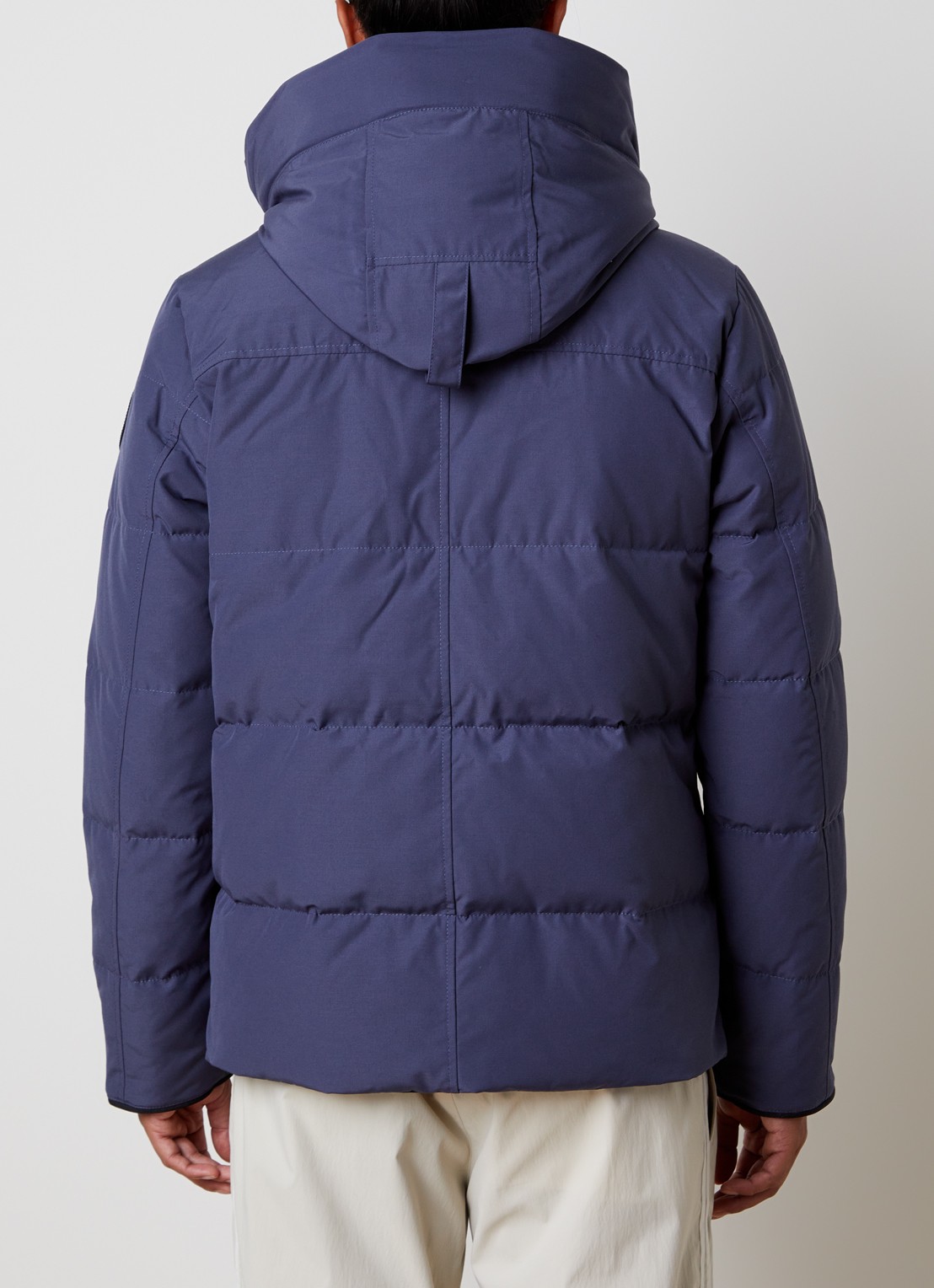 Canada Goose Wyndham gewatteerde parka met donsvulling en waterafstotende coating - achterkant blauw