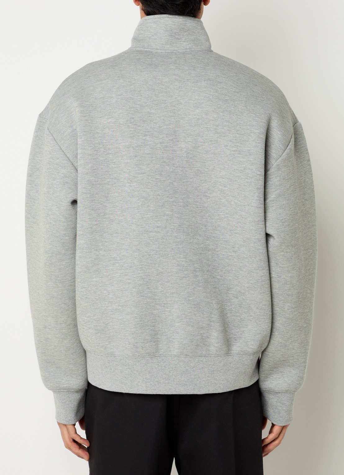 Carhartt WIP Alda sweatvest met logo - achterkant 4 grijsmele
