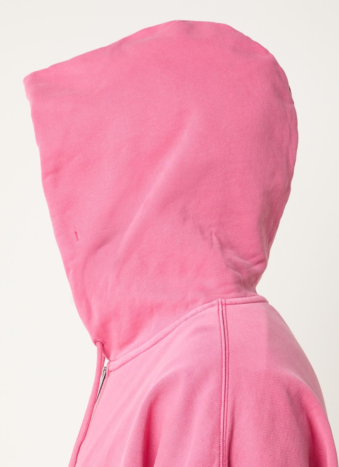 Carhartt WIP Benton sweatvest met logo - detail 5 roze