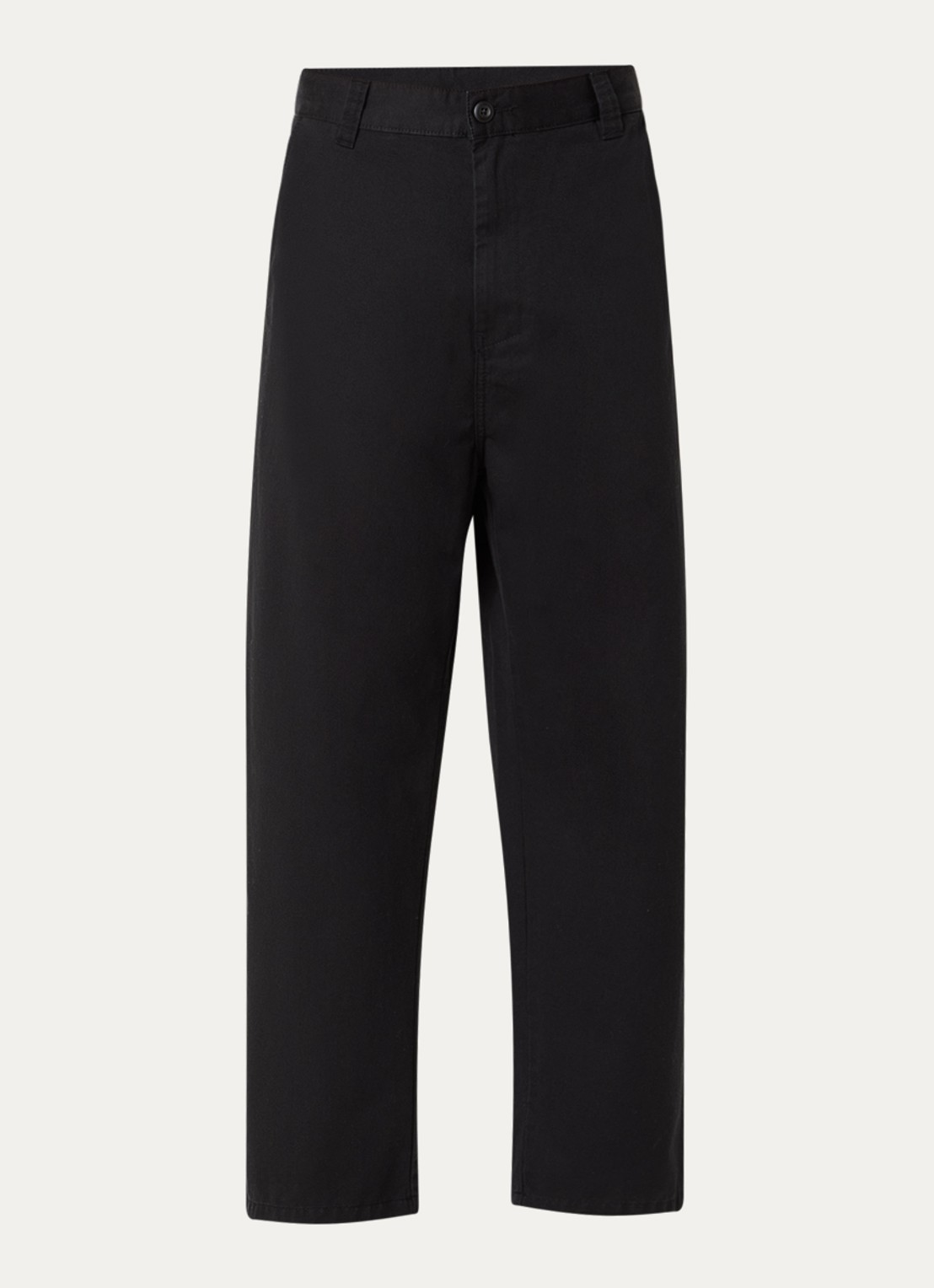 Carhartt WIP Brady loose fit broek met steekzakken - voorkant 2 zwart
