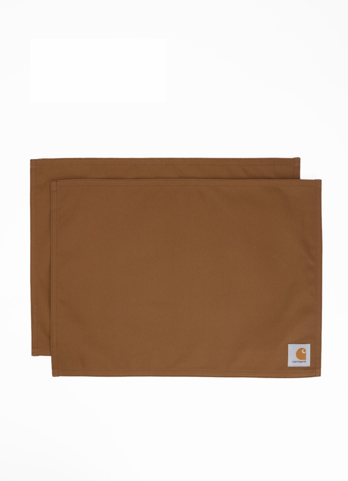 Carhartt WIP Canvas Table placemat set van 2 - voorkant bruin