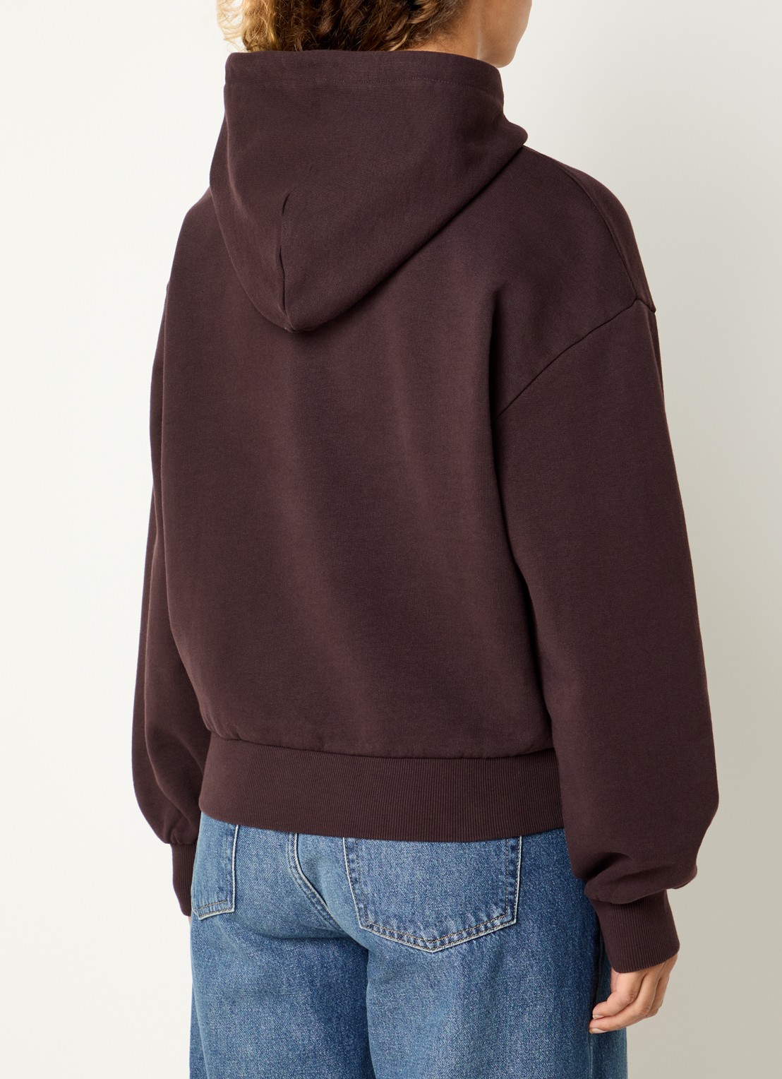 Carhartt WIP Casey hoodie met logo - achterkant bruin