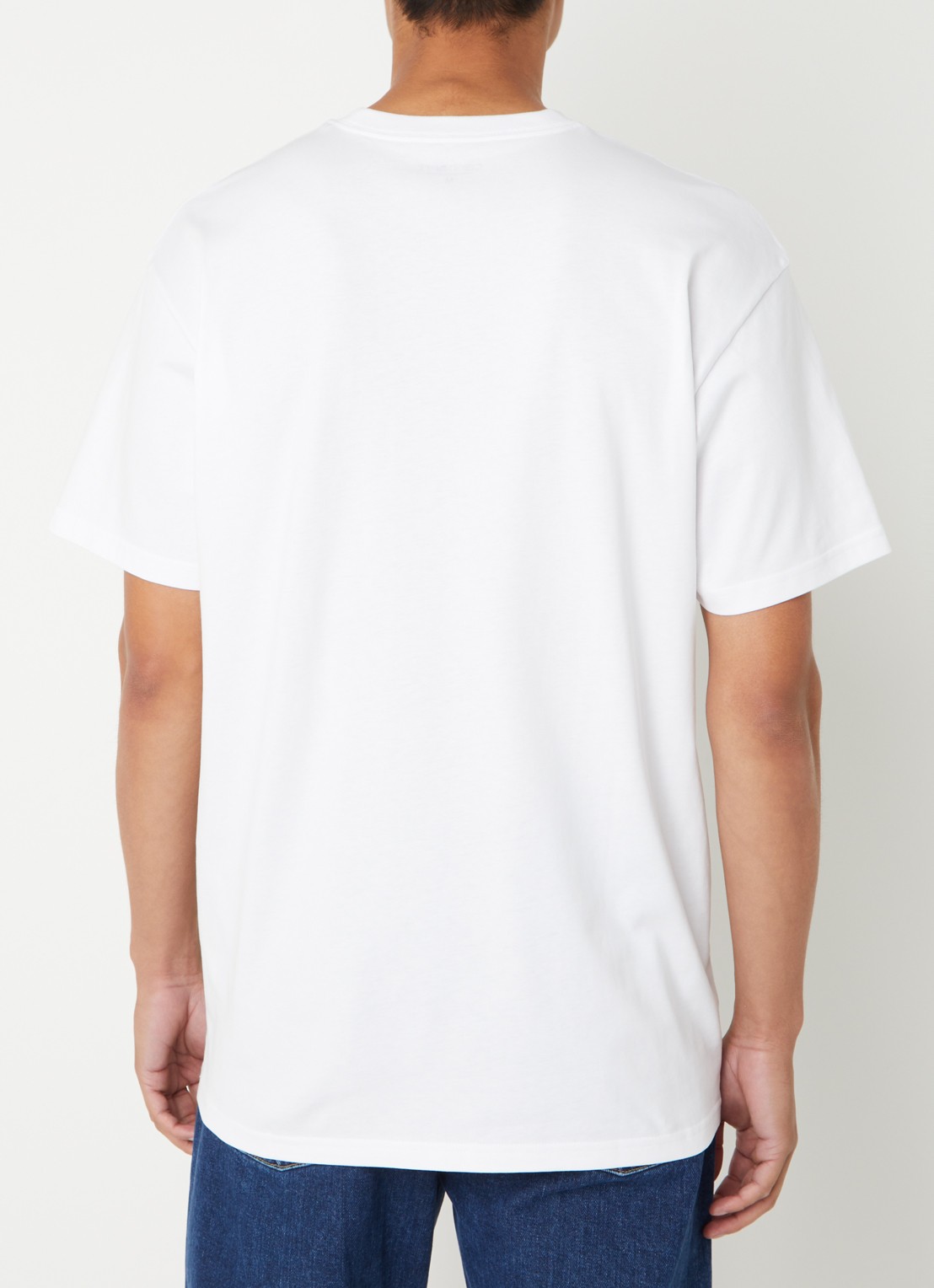 Carhartt WIP Chase T-shirt met logo - achterkant wit