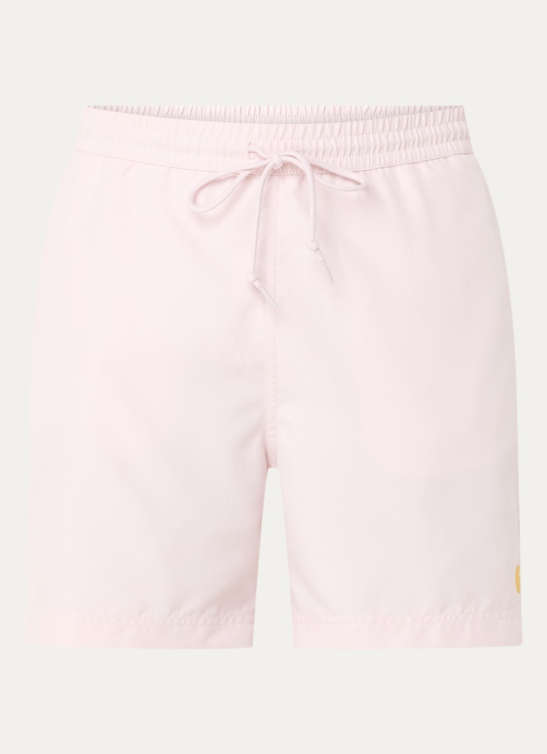 Carhartt WIP Chase zwemshorts met steekzakken en logo - voorkant 3 zalmroze