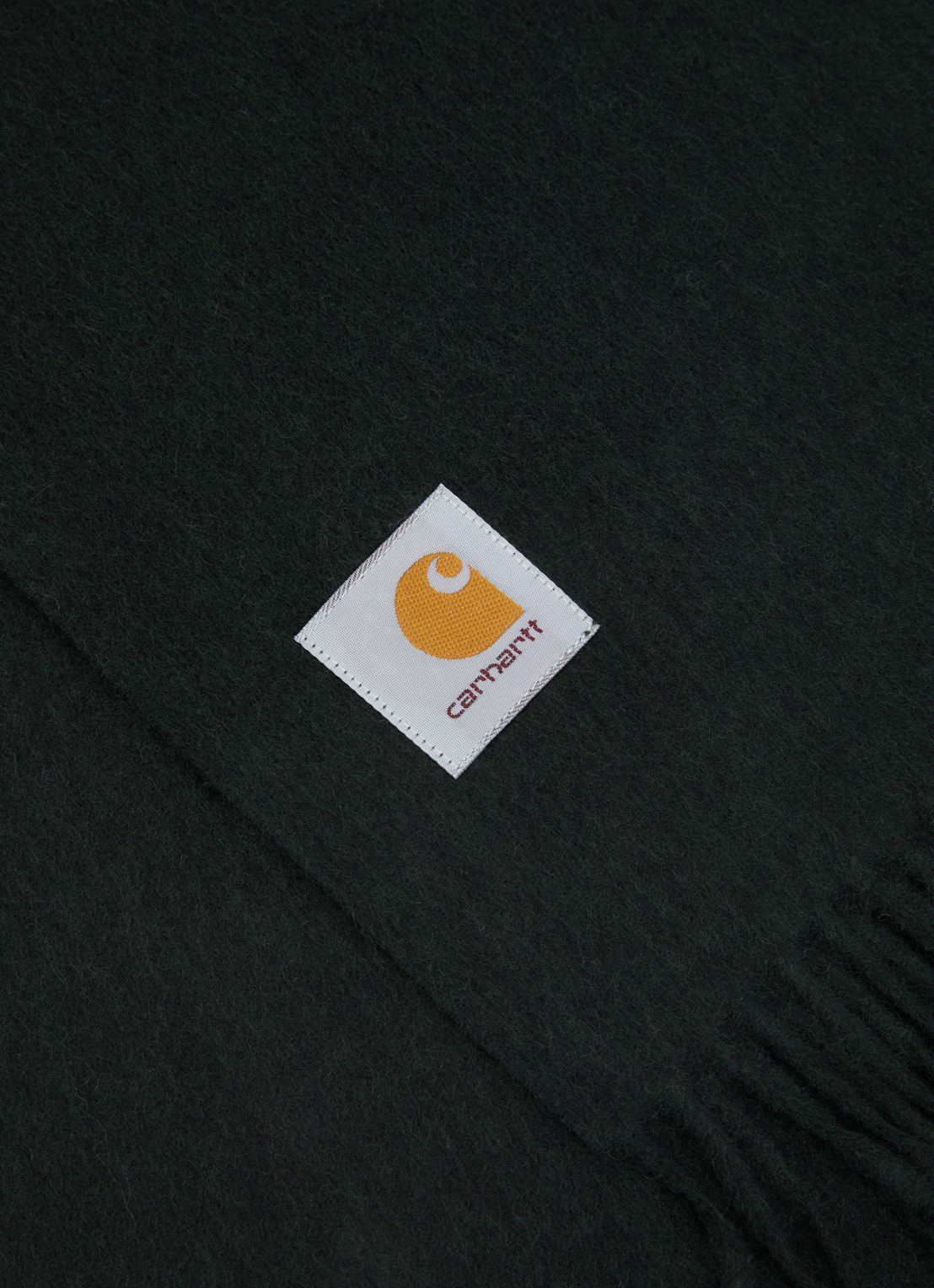 Carhartt WIP Clan sjaal van wol 180 x 30 cm  - detail 3 antraciet