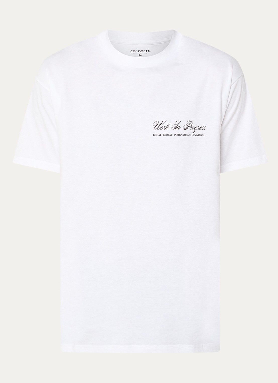 Carhartt WIP Cloud Heart T-shirt met print - voorkant 3 wit