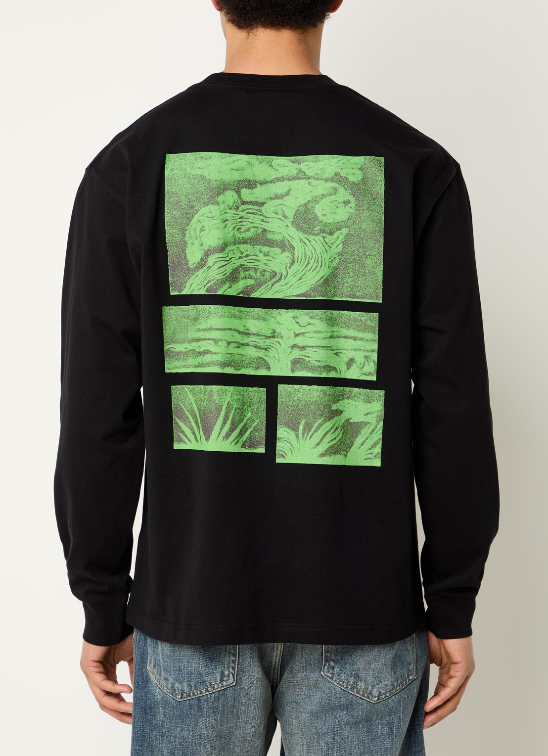 Carhartt WIP Emerge longsleeve met print - detail 4 zwart