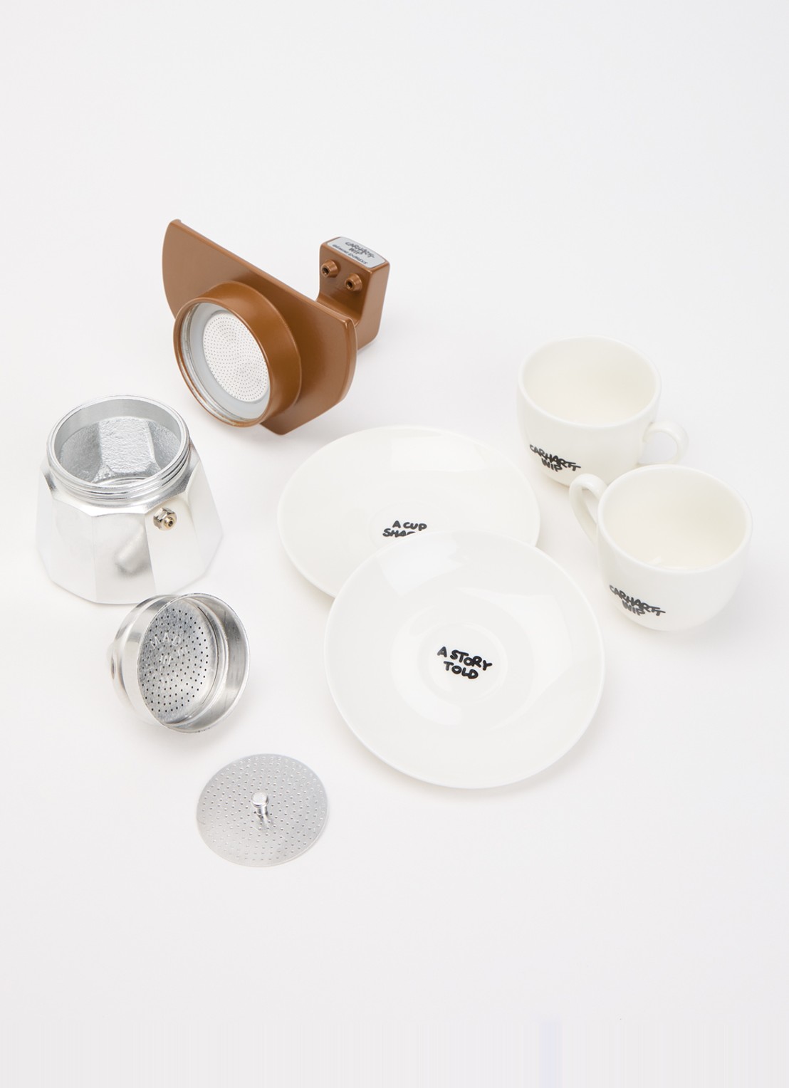 Carhartt WIP Espresso koffiemaker - voorkant 2 bruin