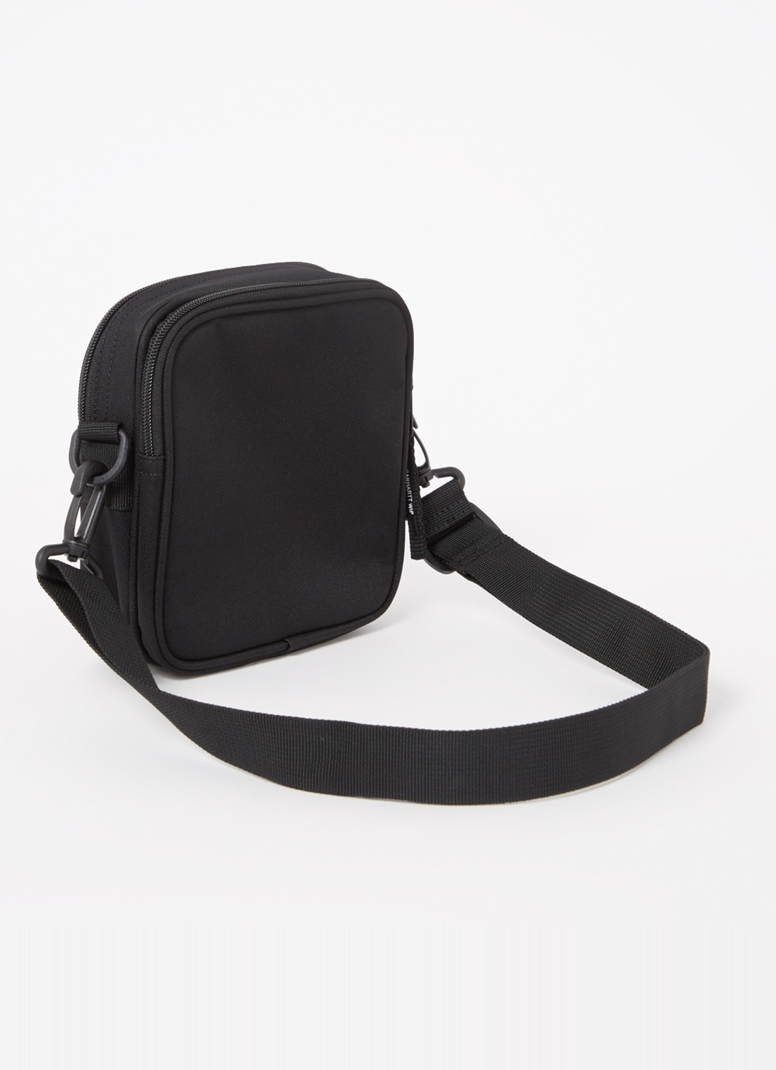 Carhartt WIP Essentials Small crossbodytas met logo - achterkant zwart