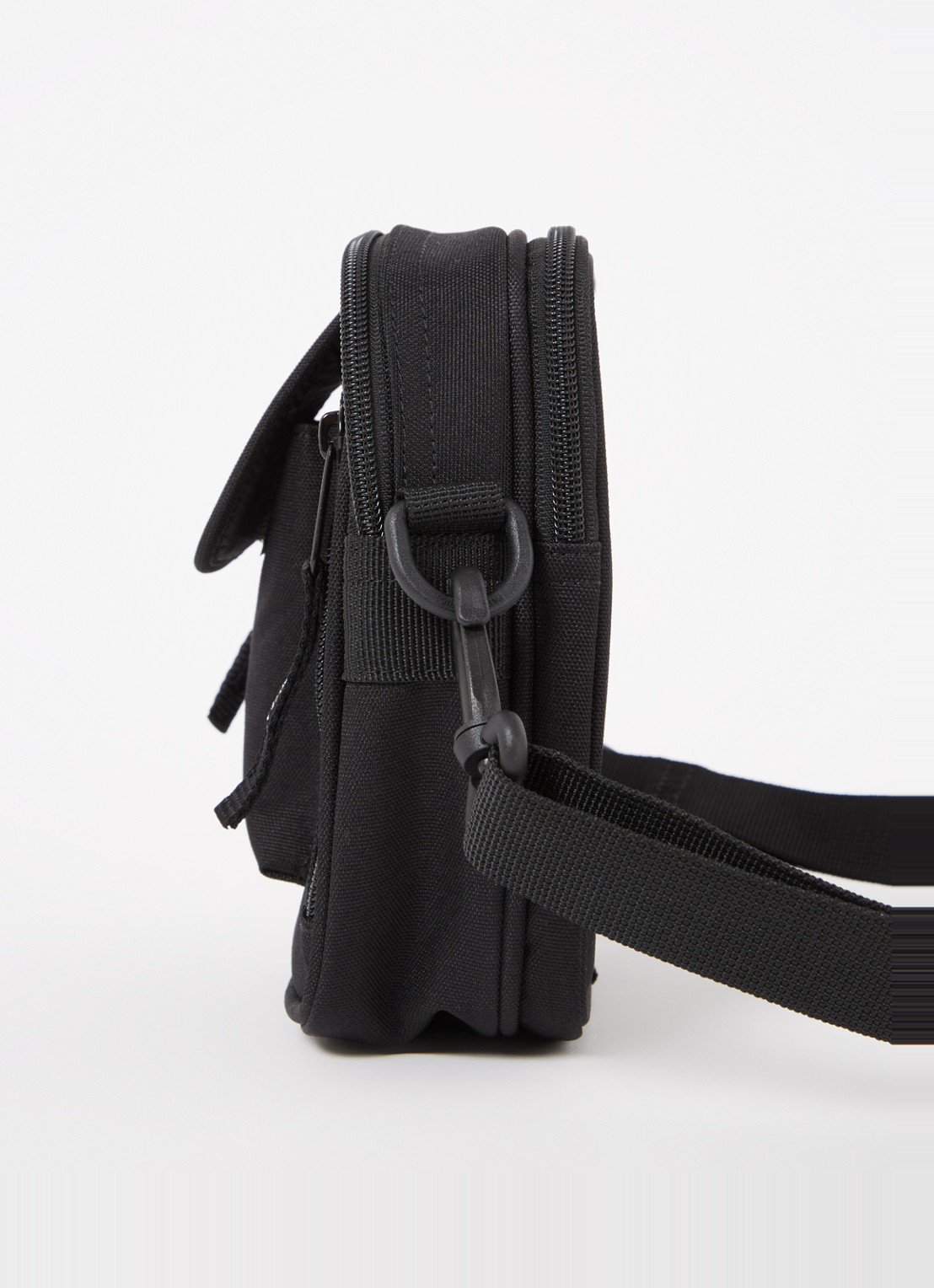 Carhartt WIP Essentials Small crossbodytas met logo - detail 3 zwart