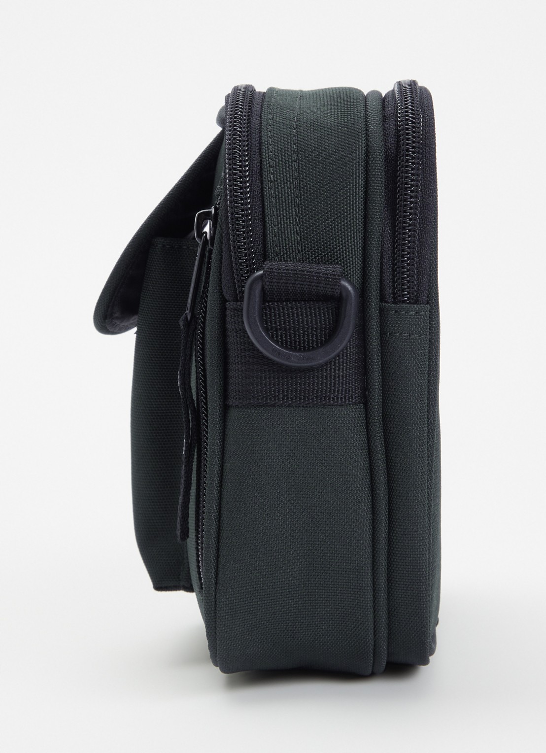 Carhartt WIP Essentials Small crossbodytas met logo - detail 3 donkergroen