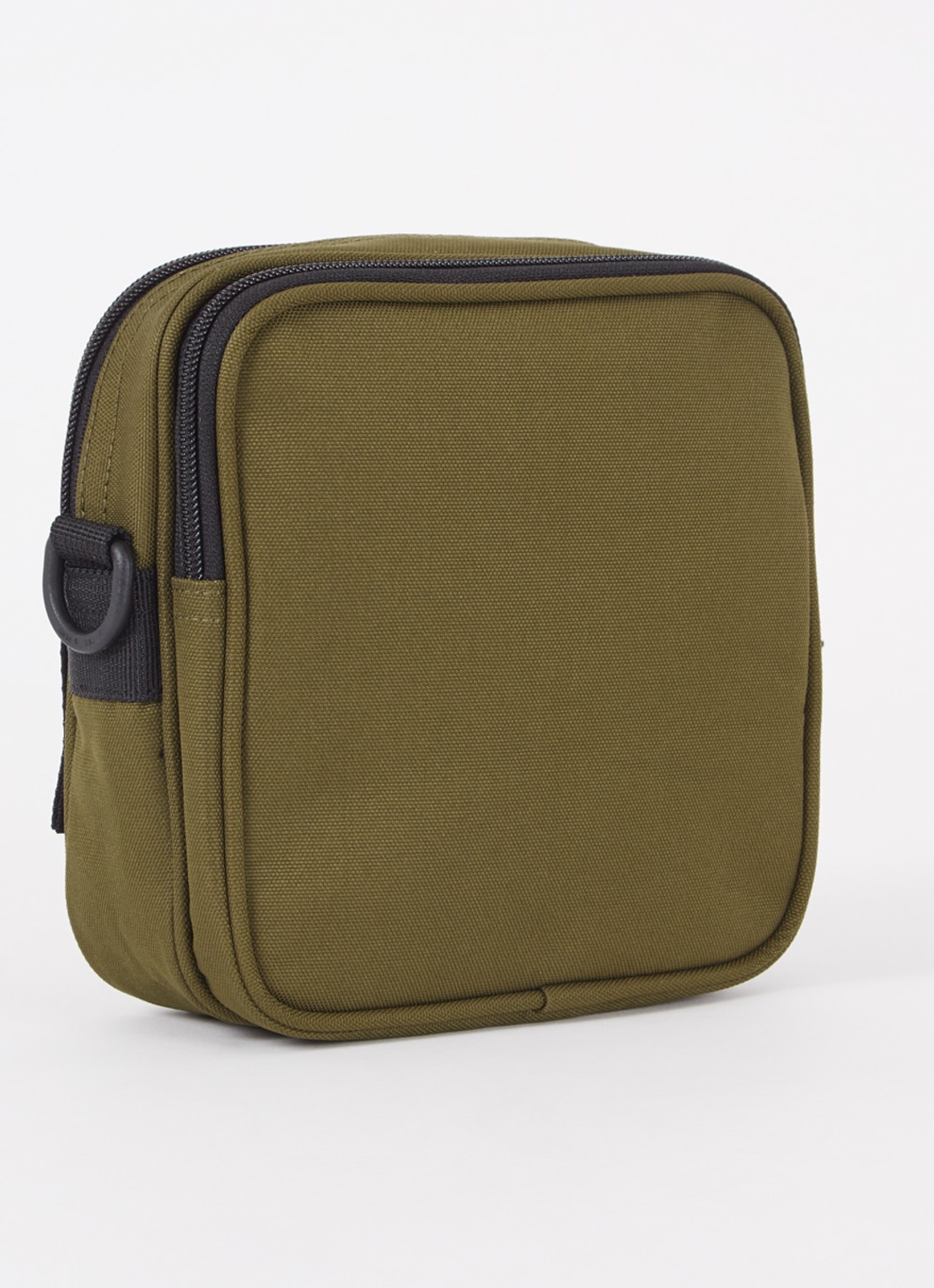Carhartt WIP Essentials Small crossbodytas met logo - achterkant 4 legergroen