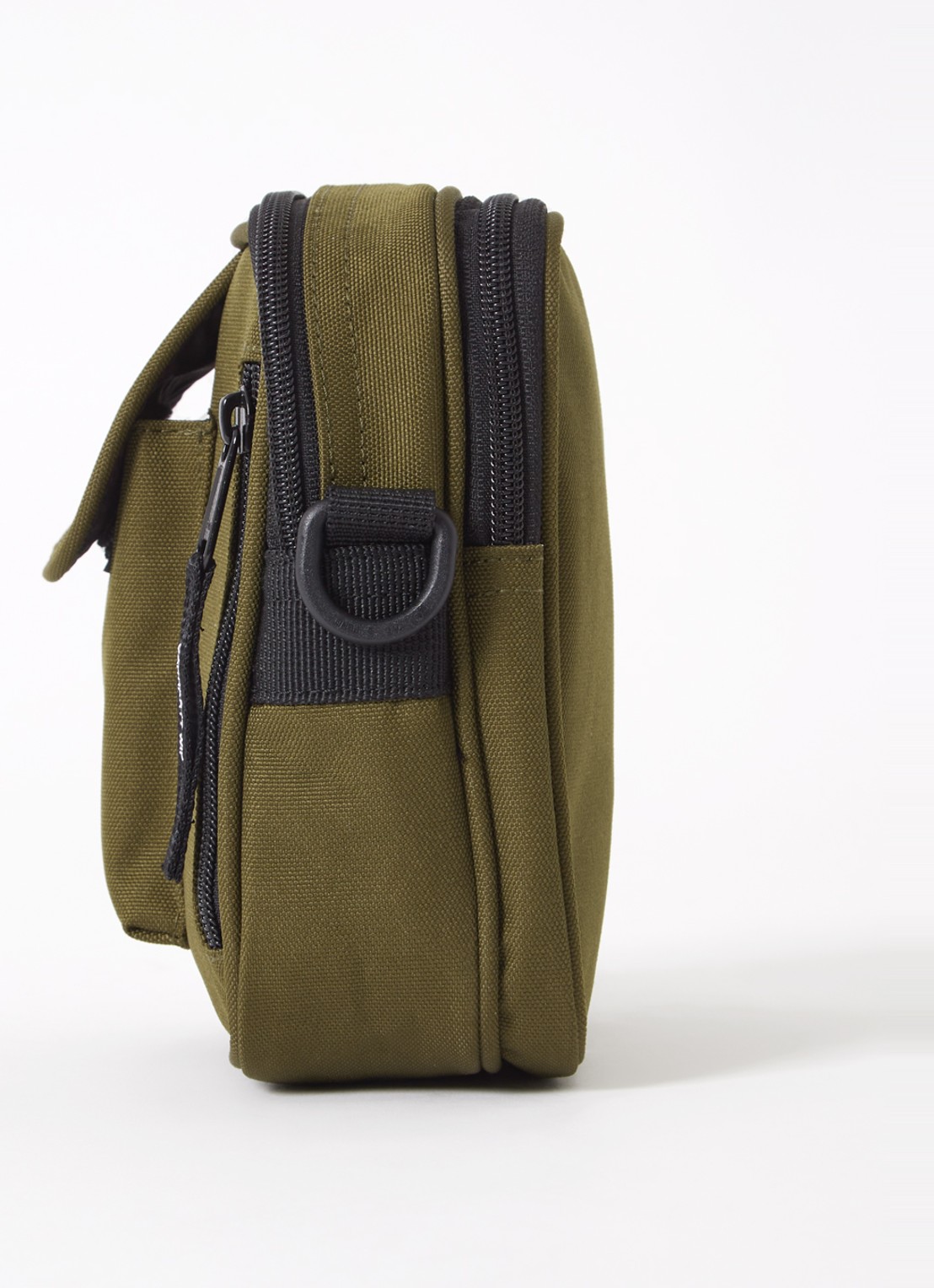 Carhartt WIP Essentials Small crossbodytas met logo - detail 9 legergroen