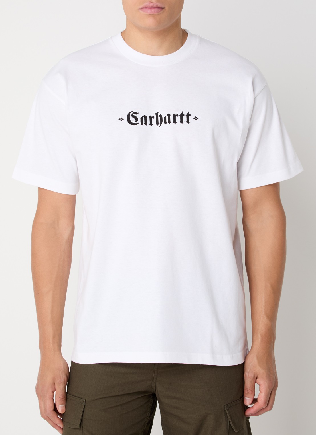 Carhartt WIP Greatest Hits T-shirt van  katoen met front- en backprint - achterkant 2 wit
